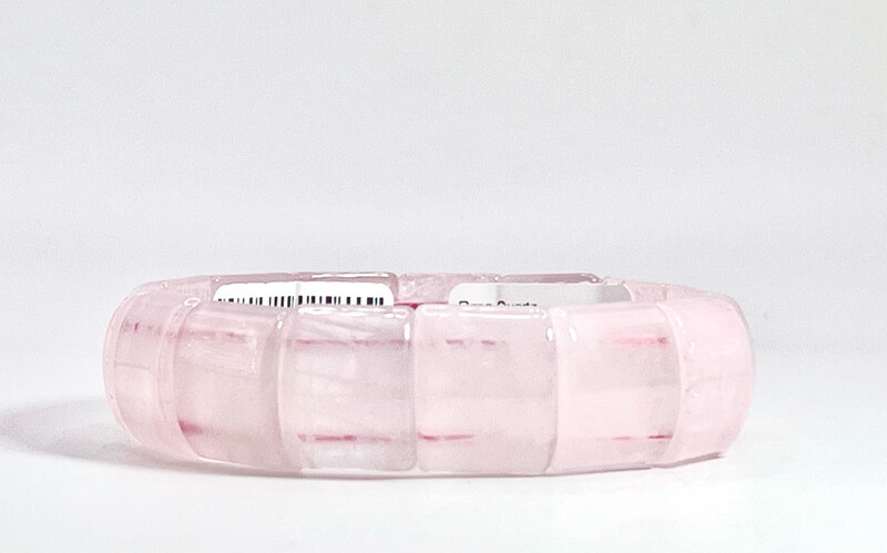 Natural Rose Quartz Soft Bangle