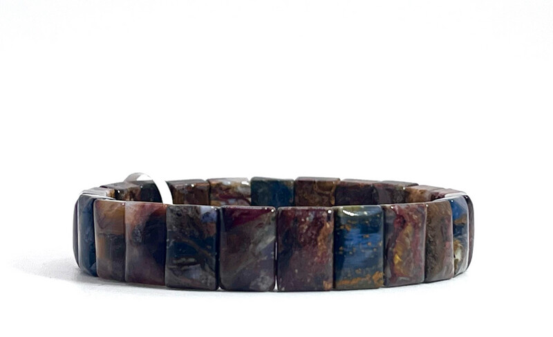 Natural Pietersite Soft Bangle
