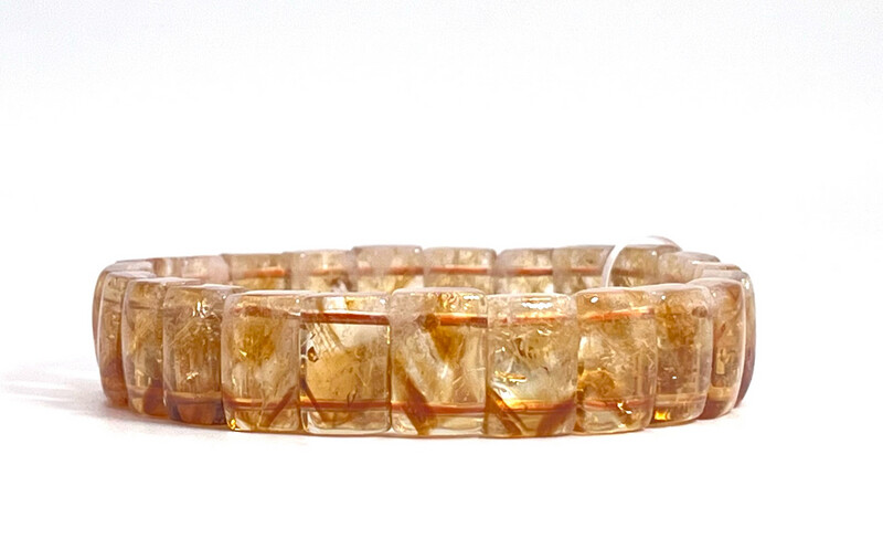 Natural Citrine Tower Soft Bangle
