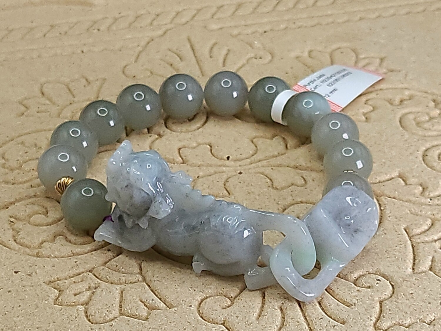 Natural Purple Jade with Pixiu