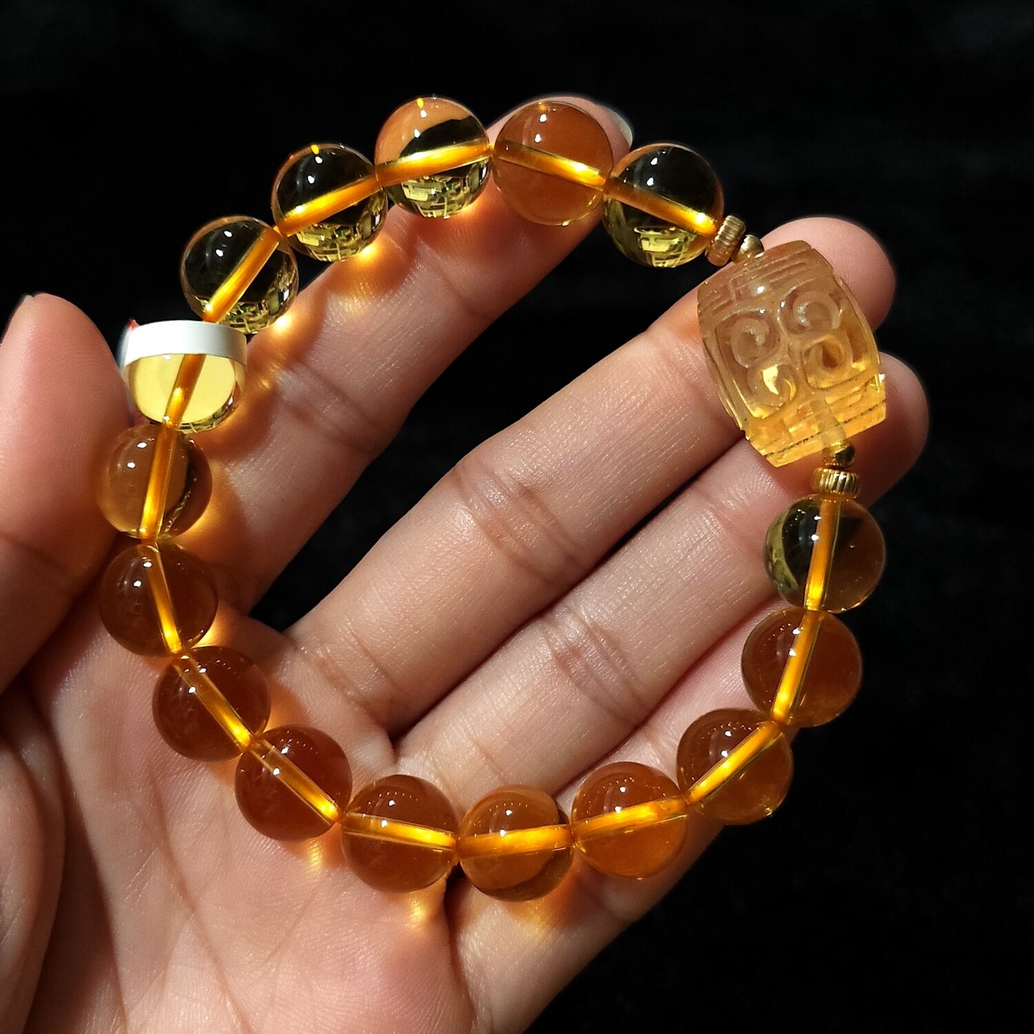 Natural Citrine with Lucky Turn
