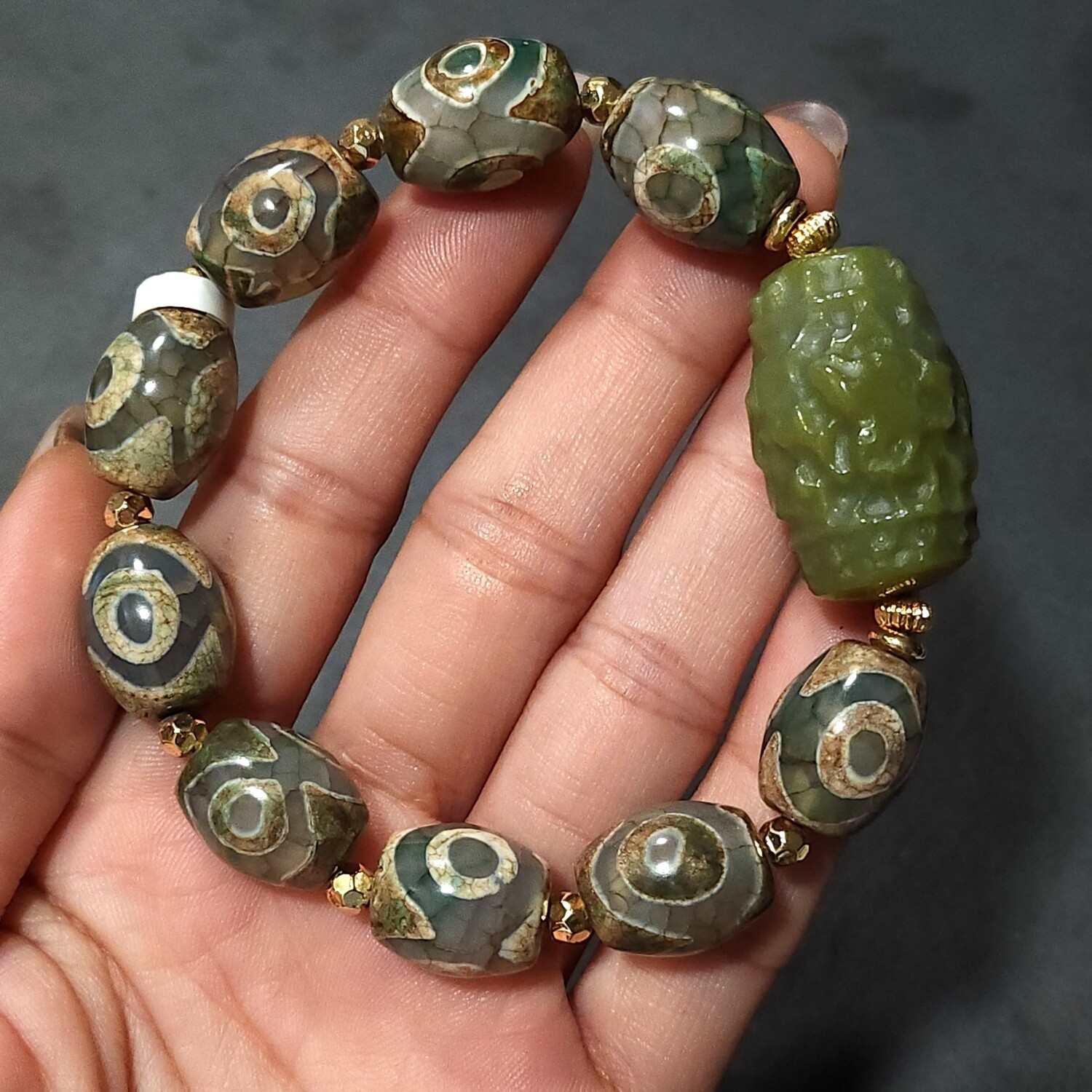 Natural DZI Agate
