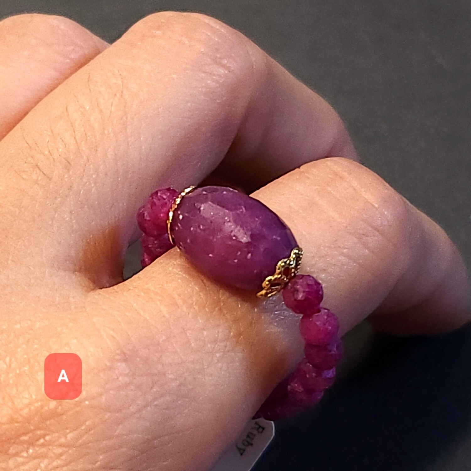 Natural Ruby Ring