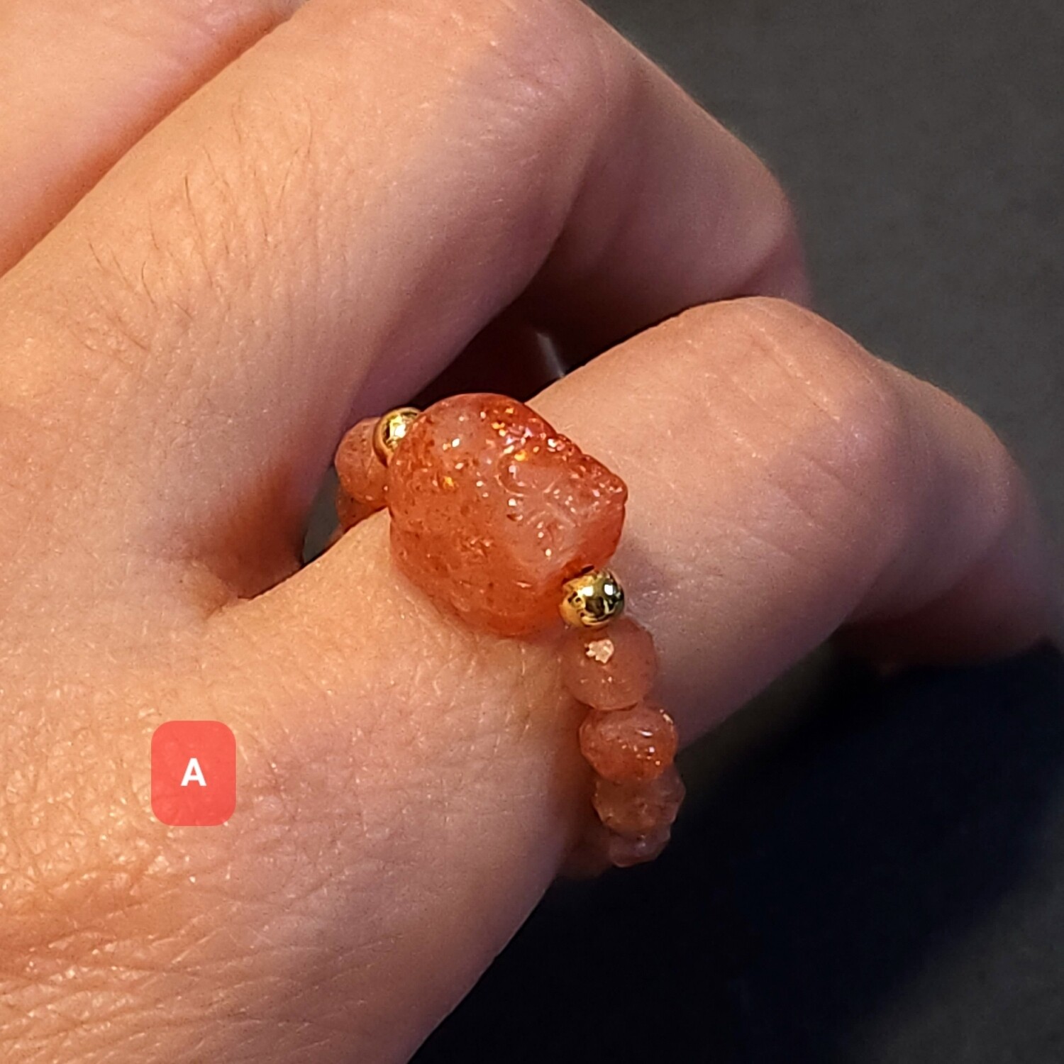 Natural Arusha Sunstone Ring