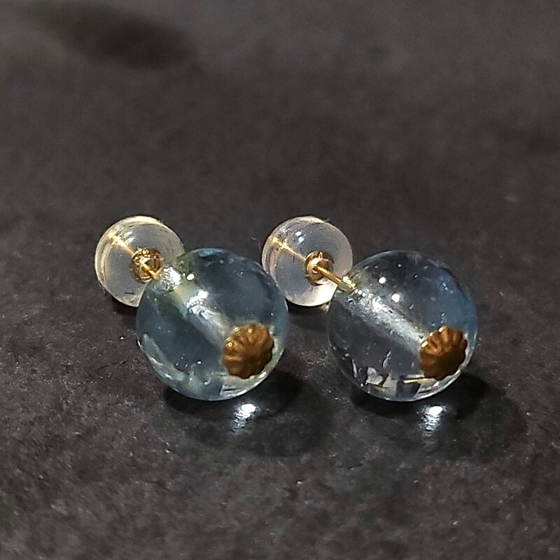 Natural Topaz Earring - 18K