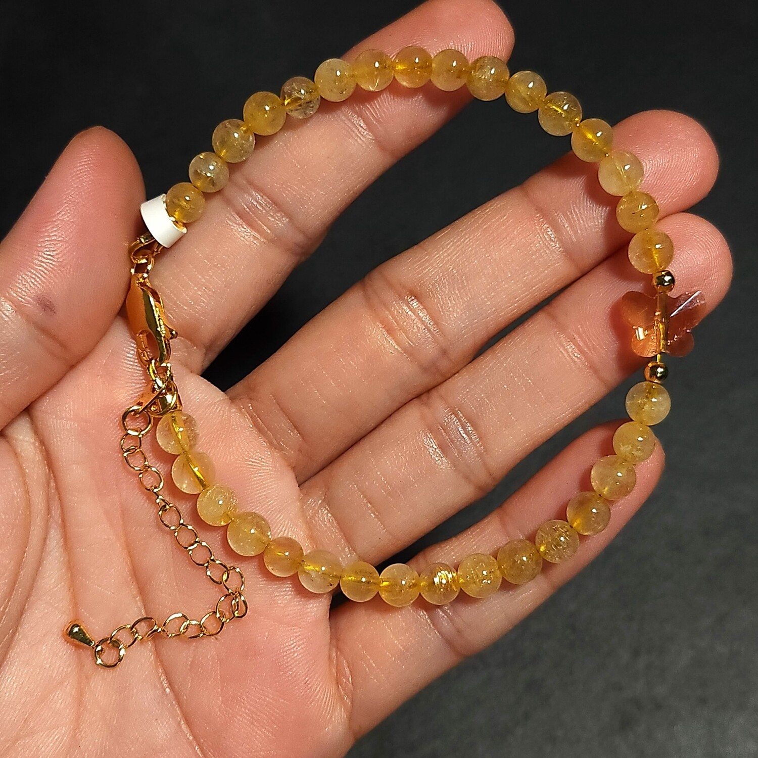 Natural Golden Ruti with Butterfly