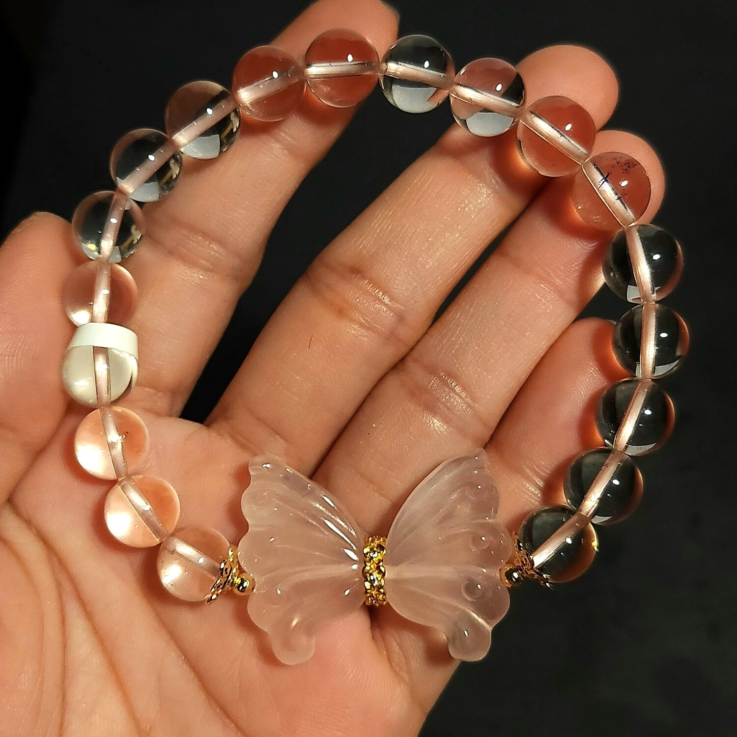 Natural Rose Quartz with Wings