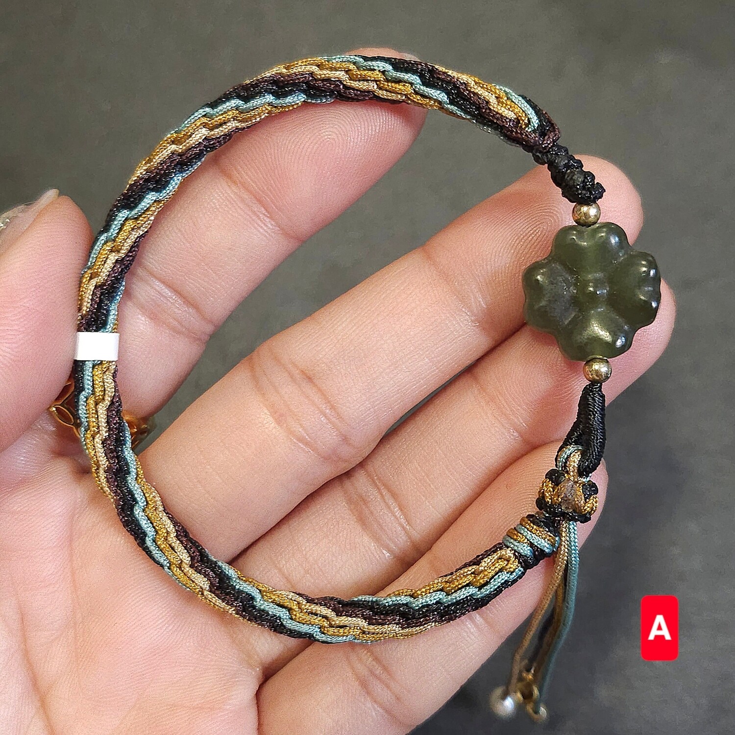 Natural Hetian Lucky Clover Jade