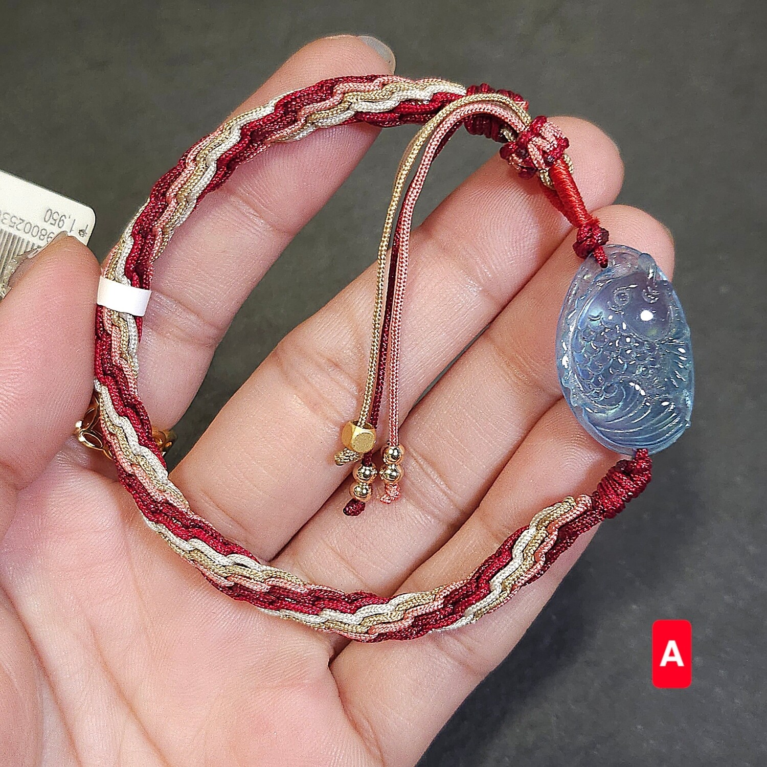 Natural Aquamarine Fish Carving