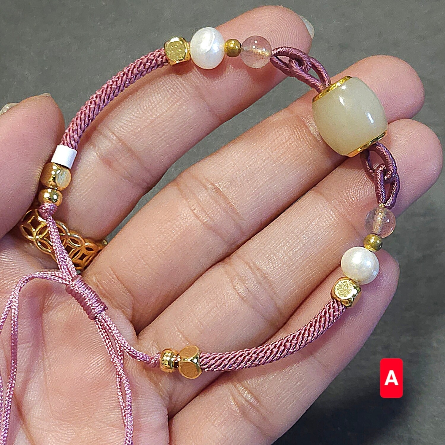 Natural Hetian Jade - 24K