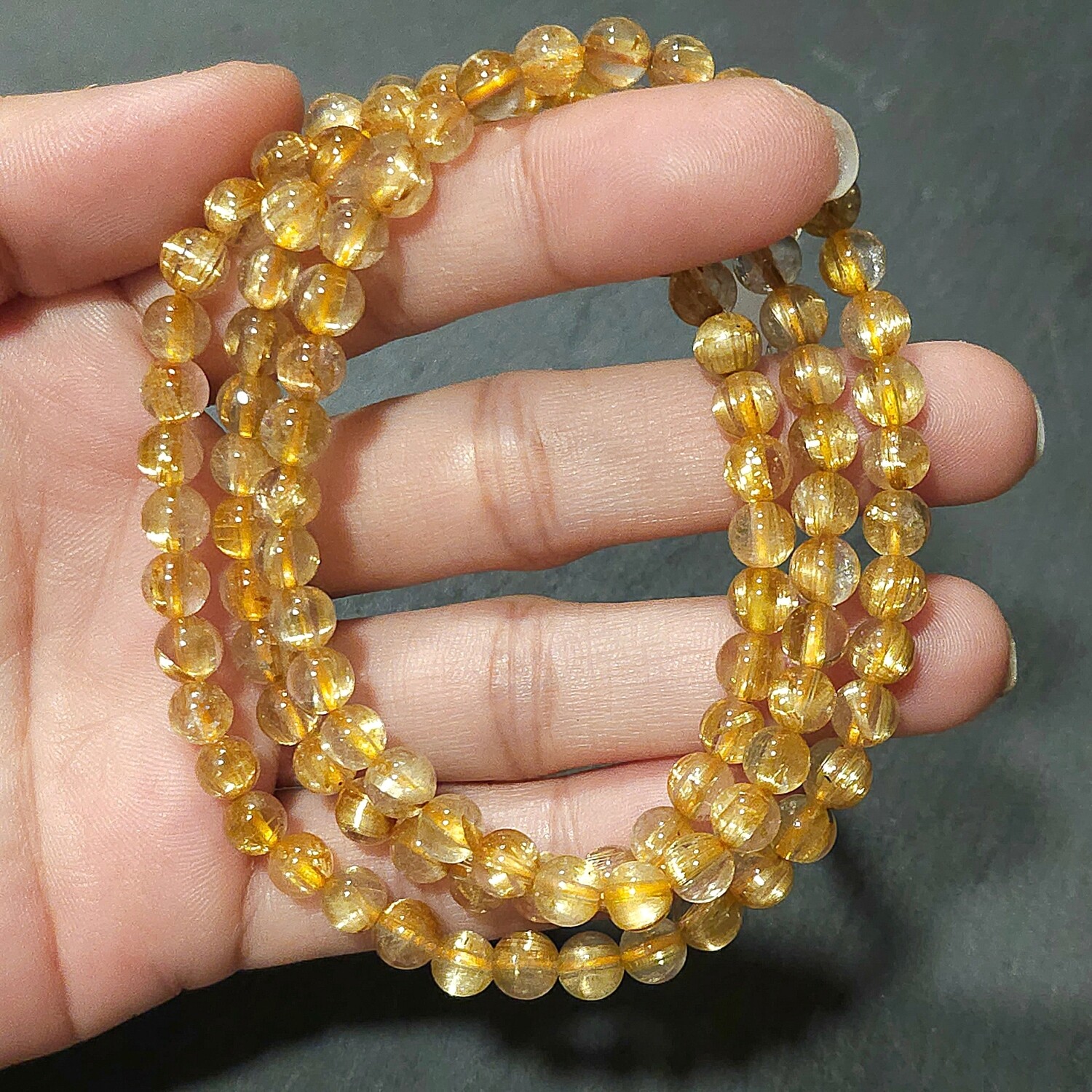 Natural 3 Lap Golden Ruti