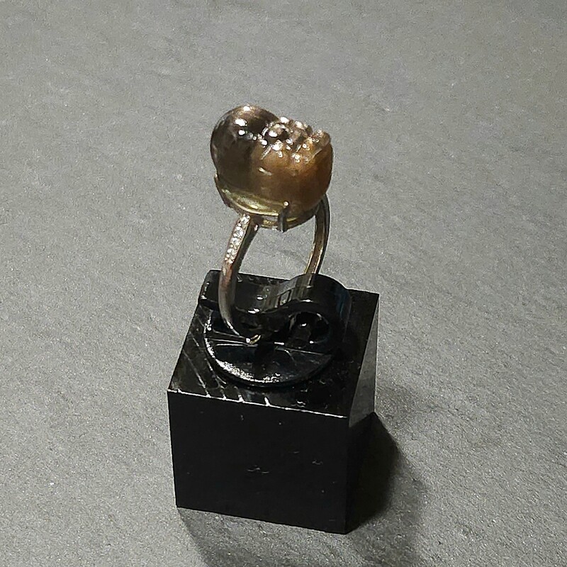 Natural Gugan Pixiu Ring