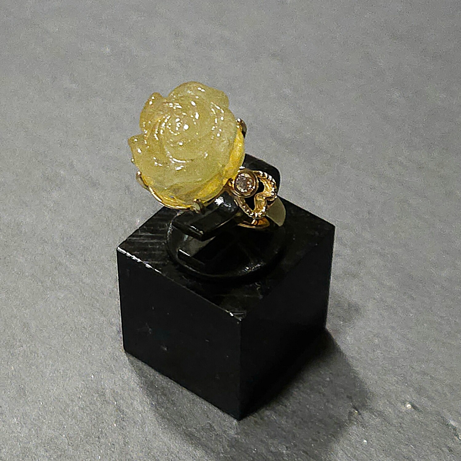Natural Morganite Rose Ring