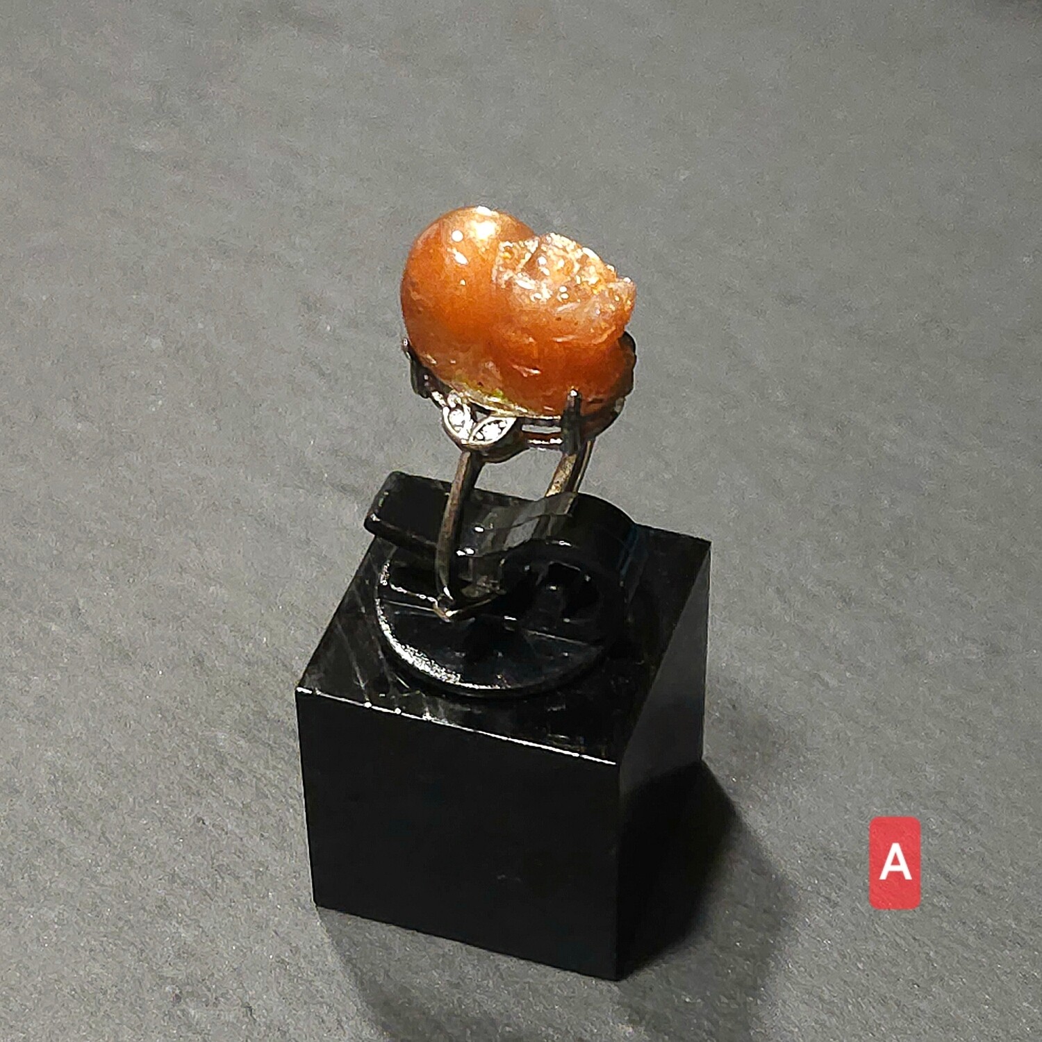 Natural Arusha Sunstone Pixiu Ring