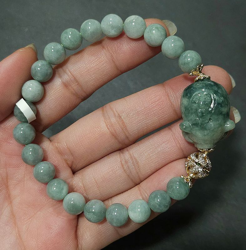 Natural Burma Jade with Pig