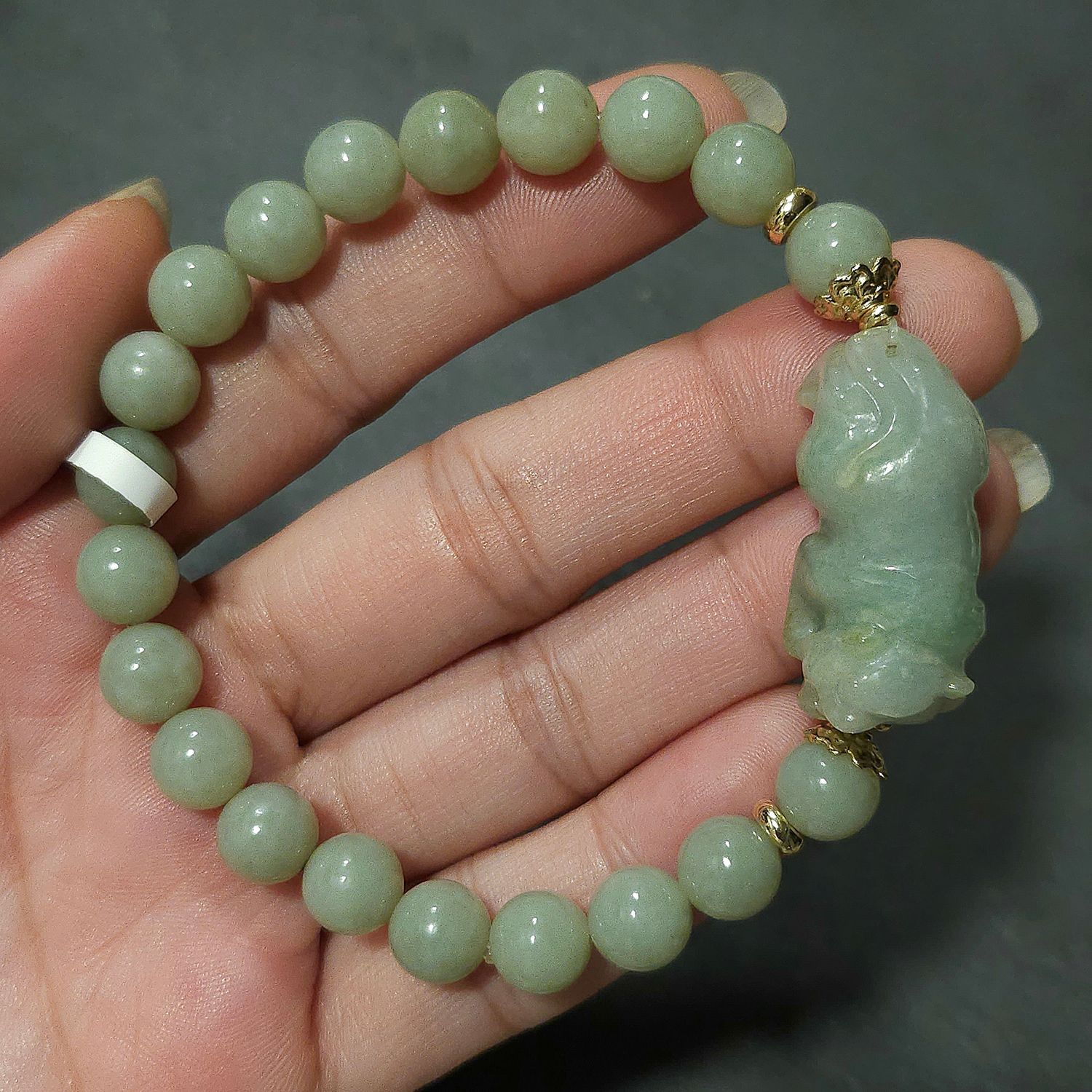 Natural Burma Jade with Tiger