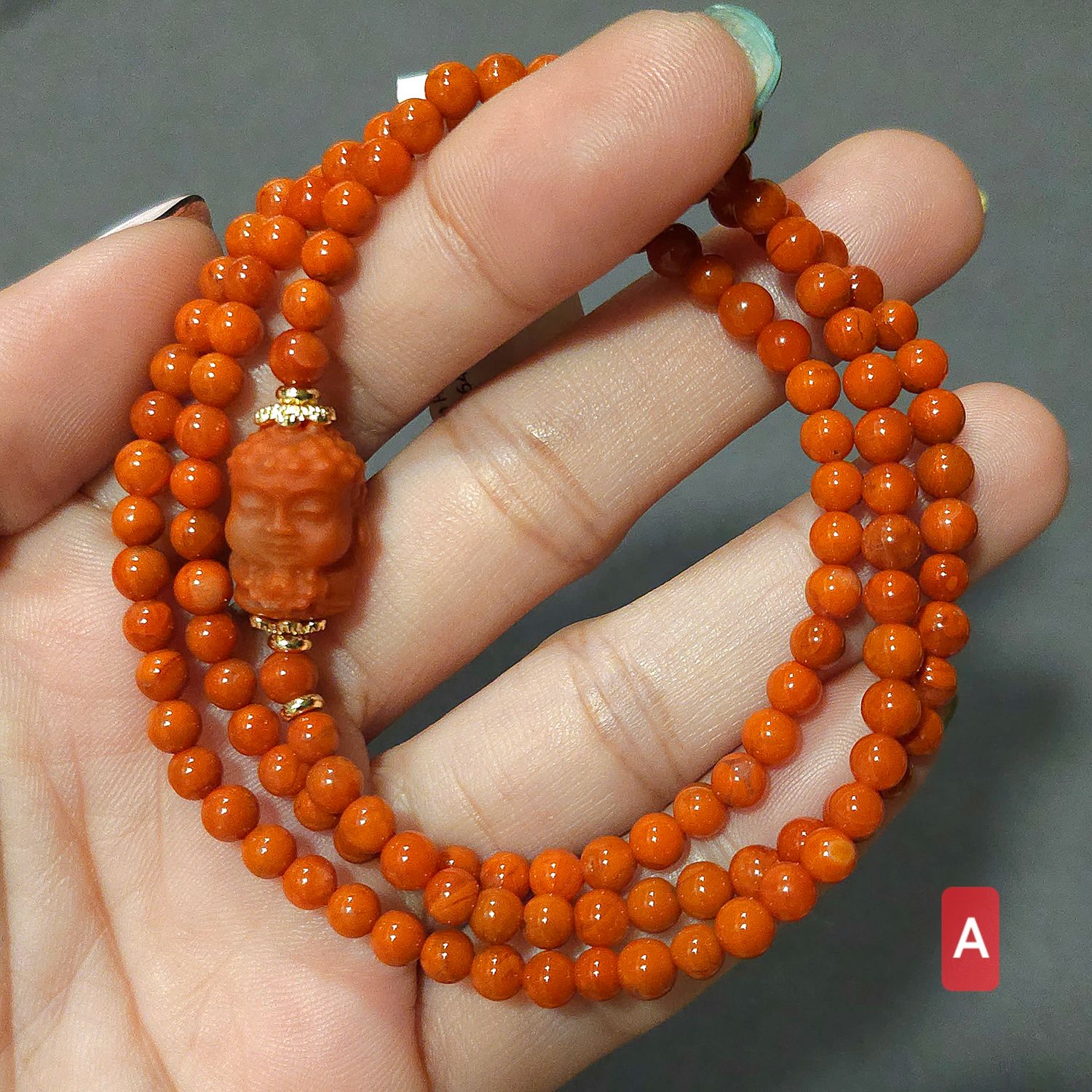 Natural 3 Lap Southern Red Nanhong