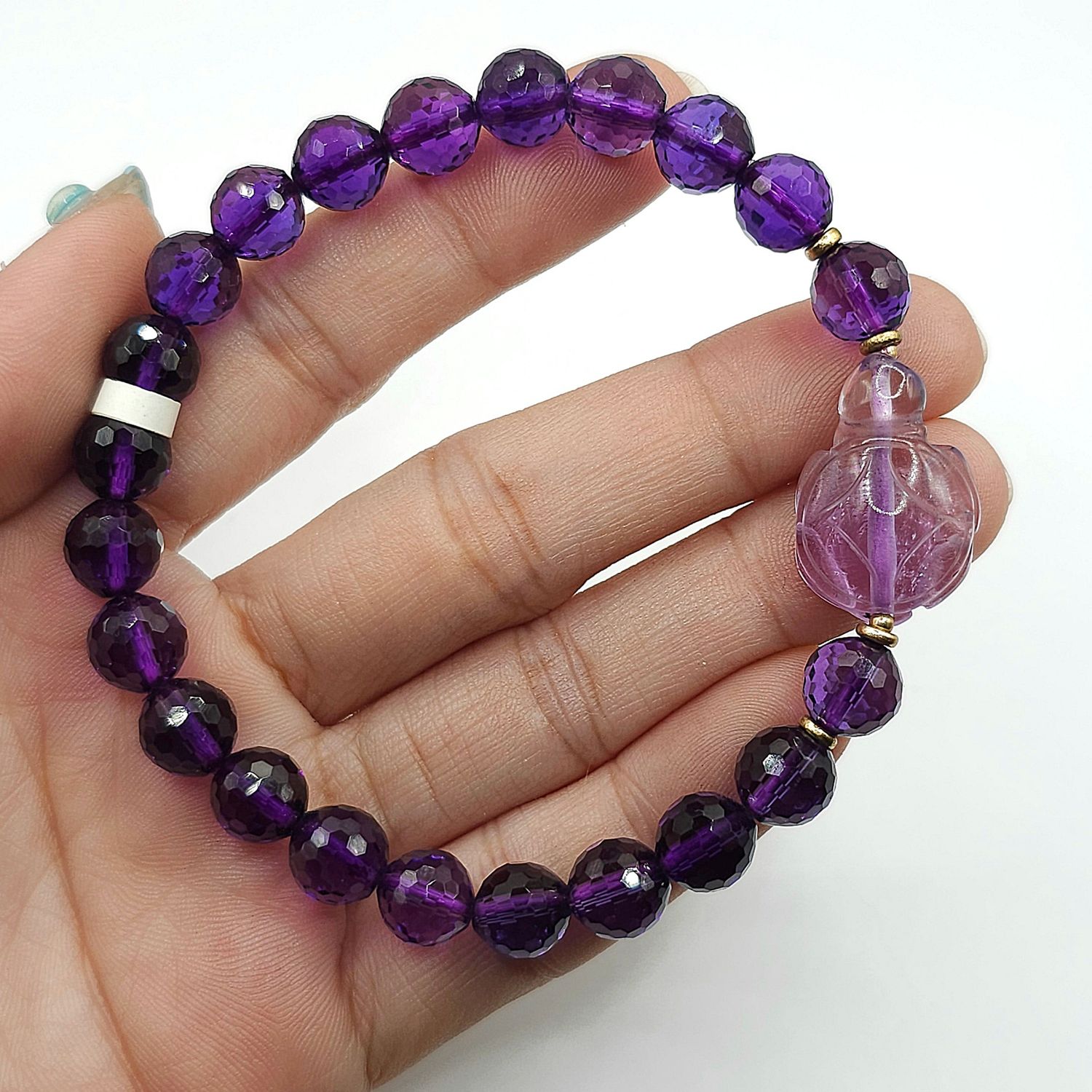 Natural Amethyst with Tortoise