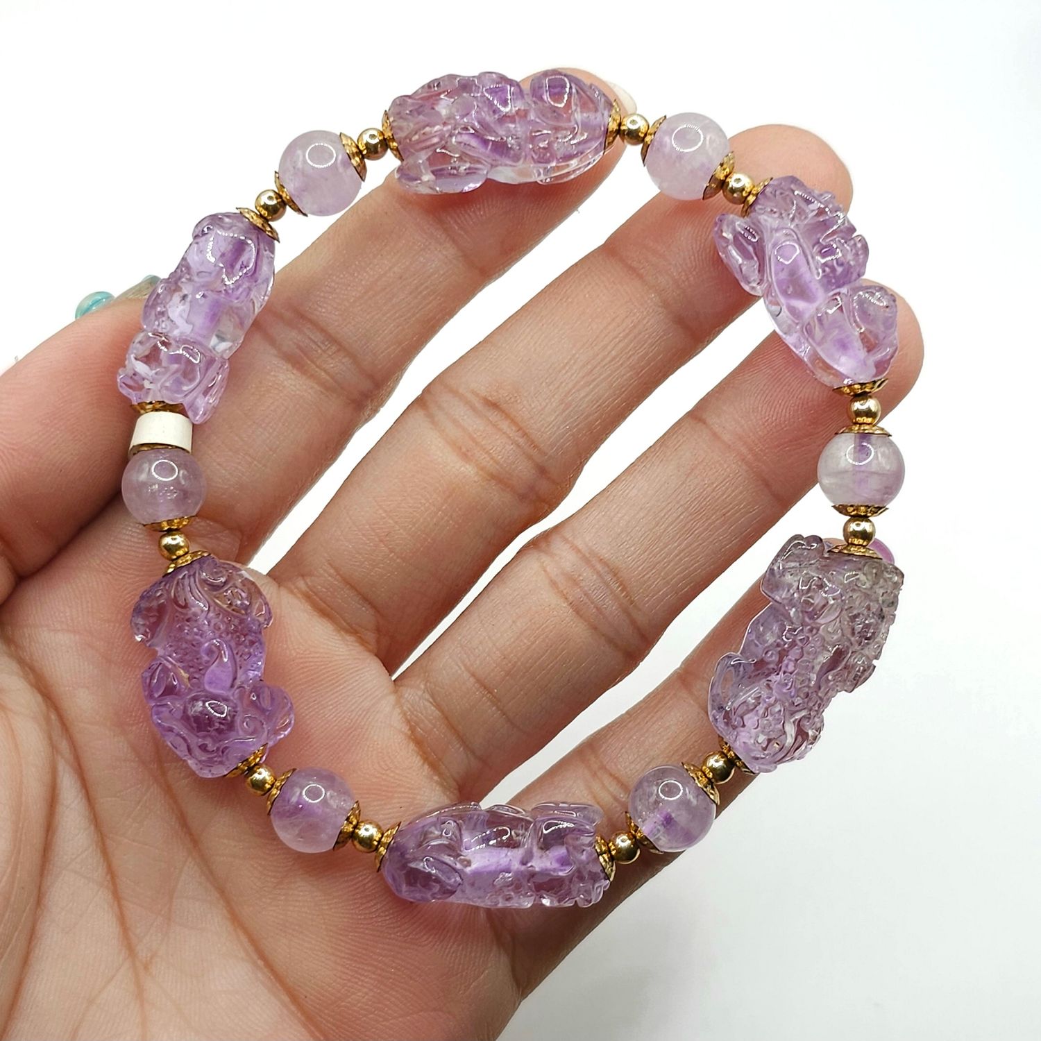 Natural Amethyst Dragon Pixiu