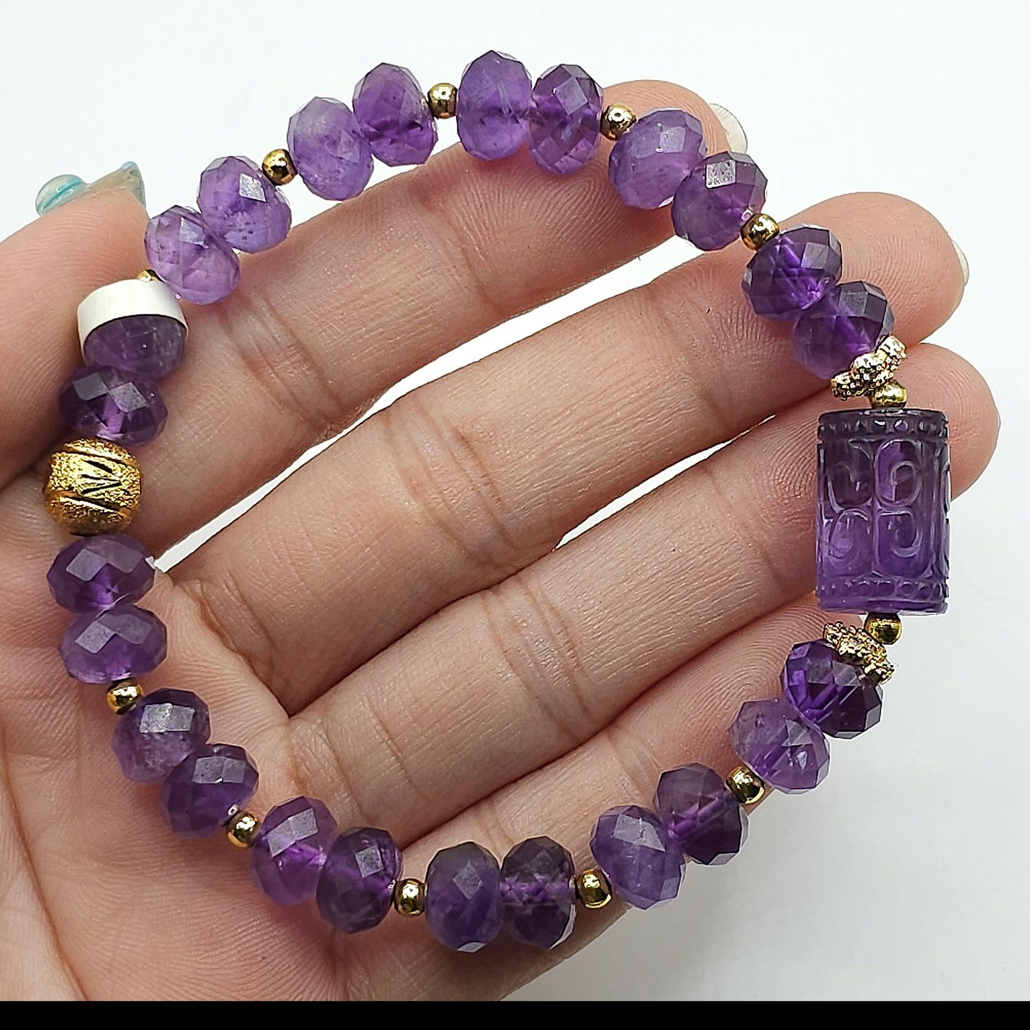 Natural Amethyst with Lucky Turn