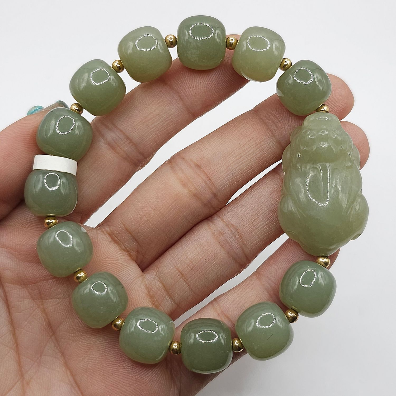 Natural Hetian Jade with Pixiu