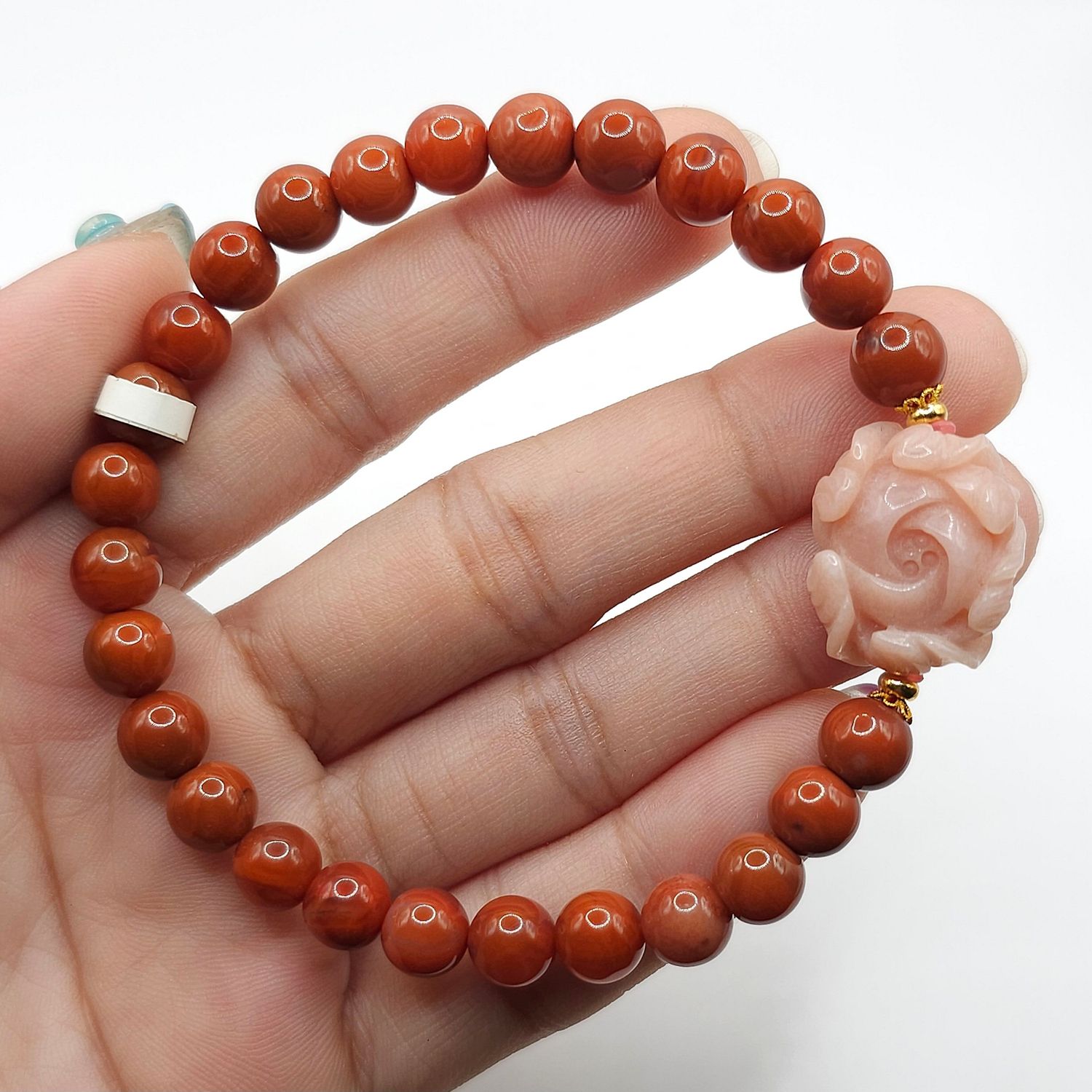 Natural Nanhong x Opal - 18K