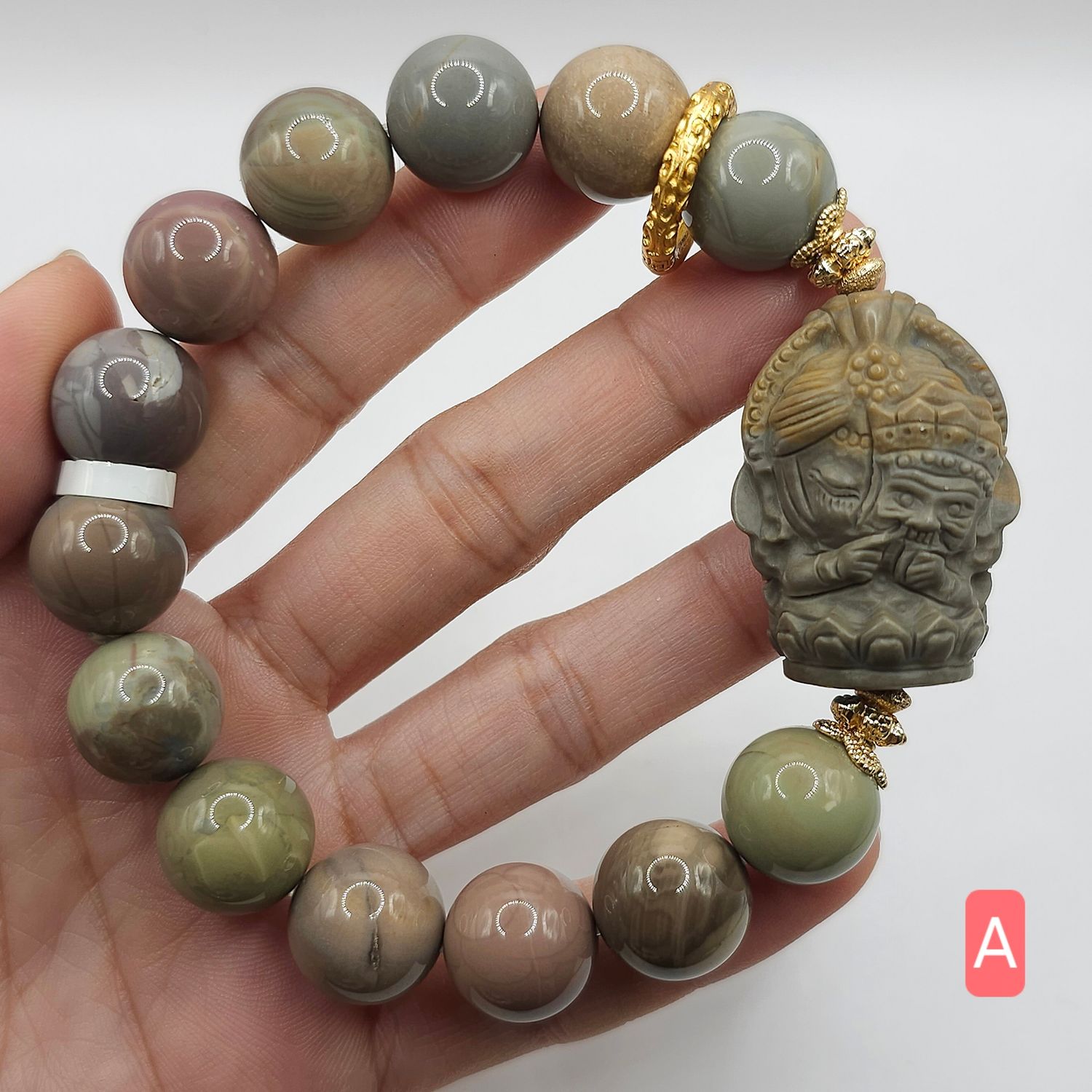 Natural Alashan Agate with Zakiram