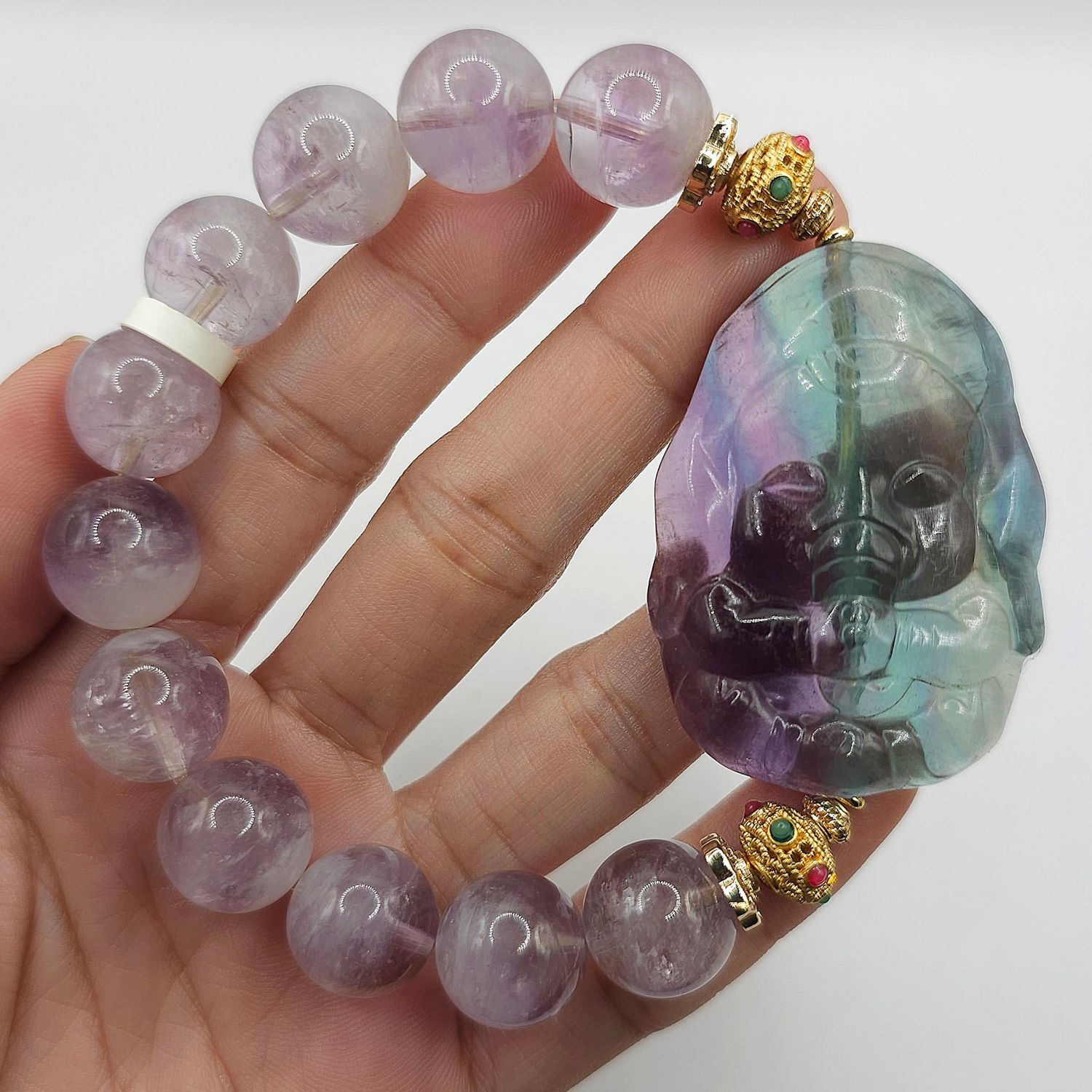 Natural Hair Rabbit x Flourite Ganesha