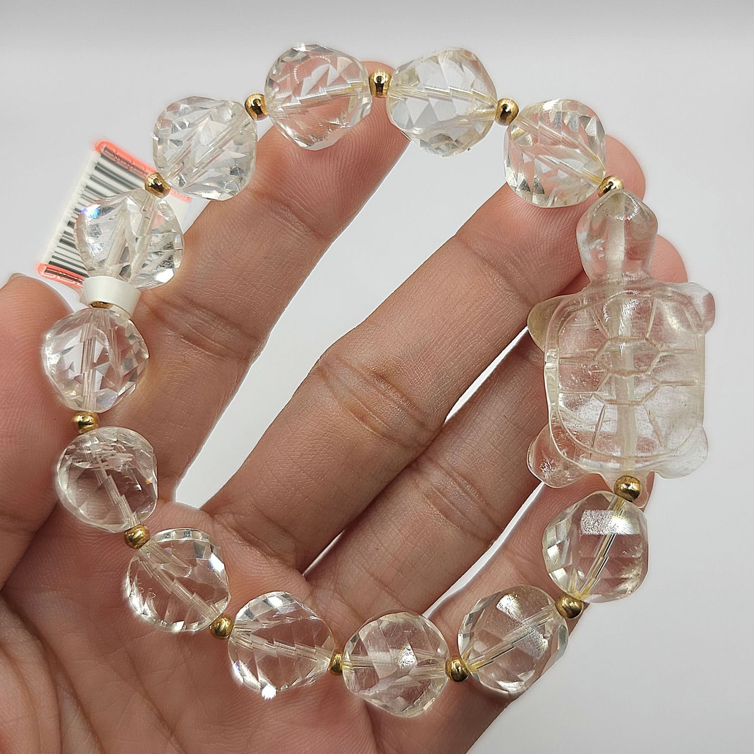 Natural Clear Quartz with Tortoise