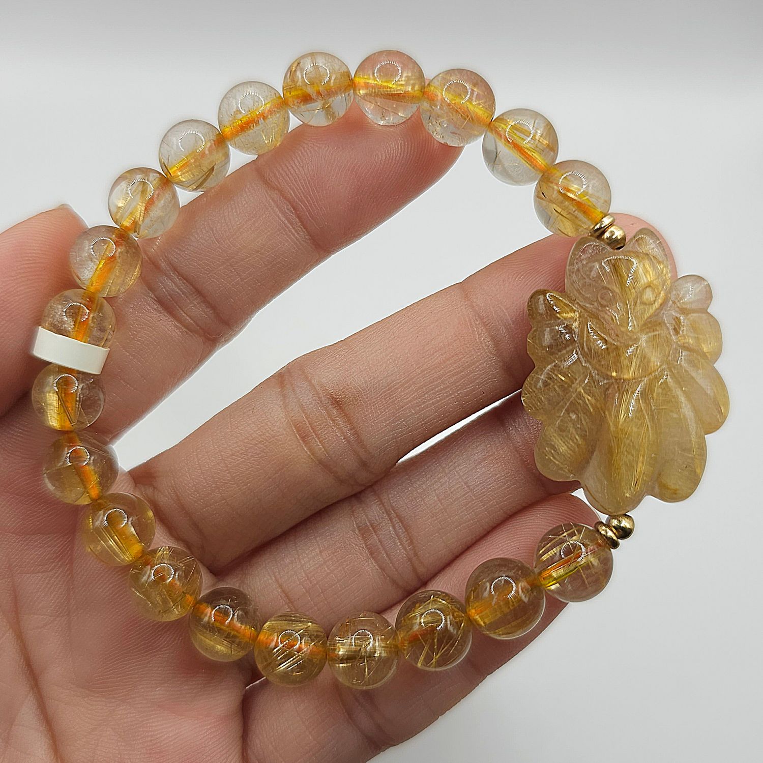 Natural Golden Ruti with 9 Tail Fox