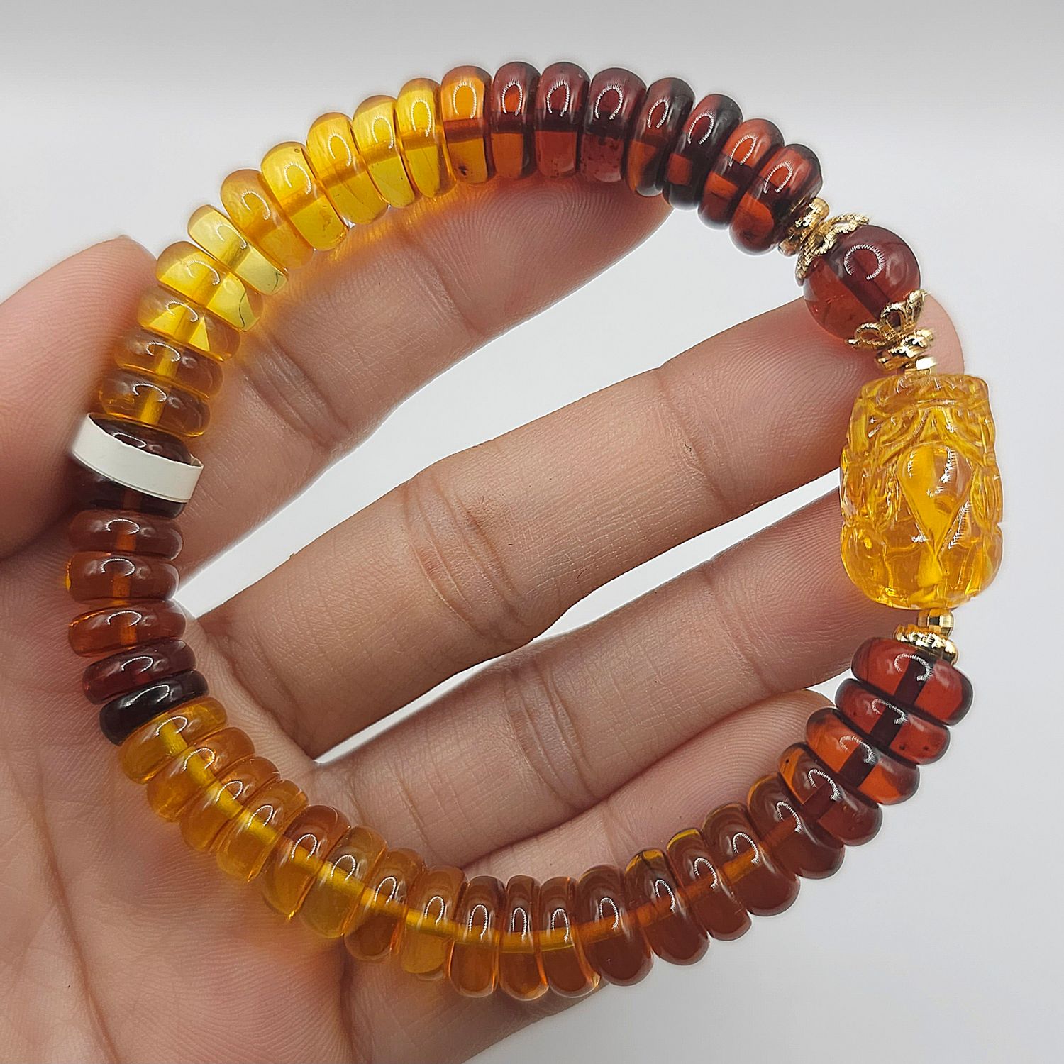 Natural Amber with Pixiu