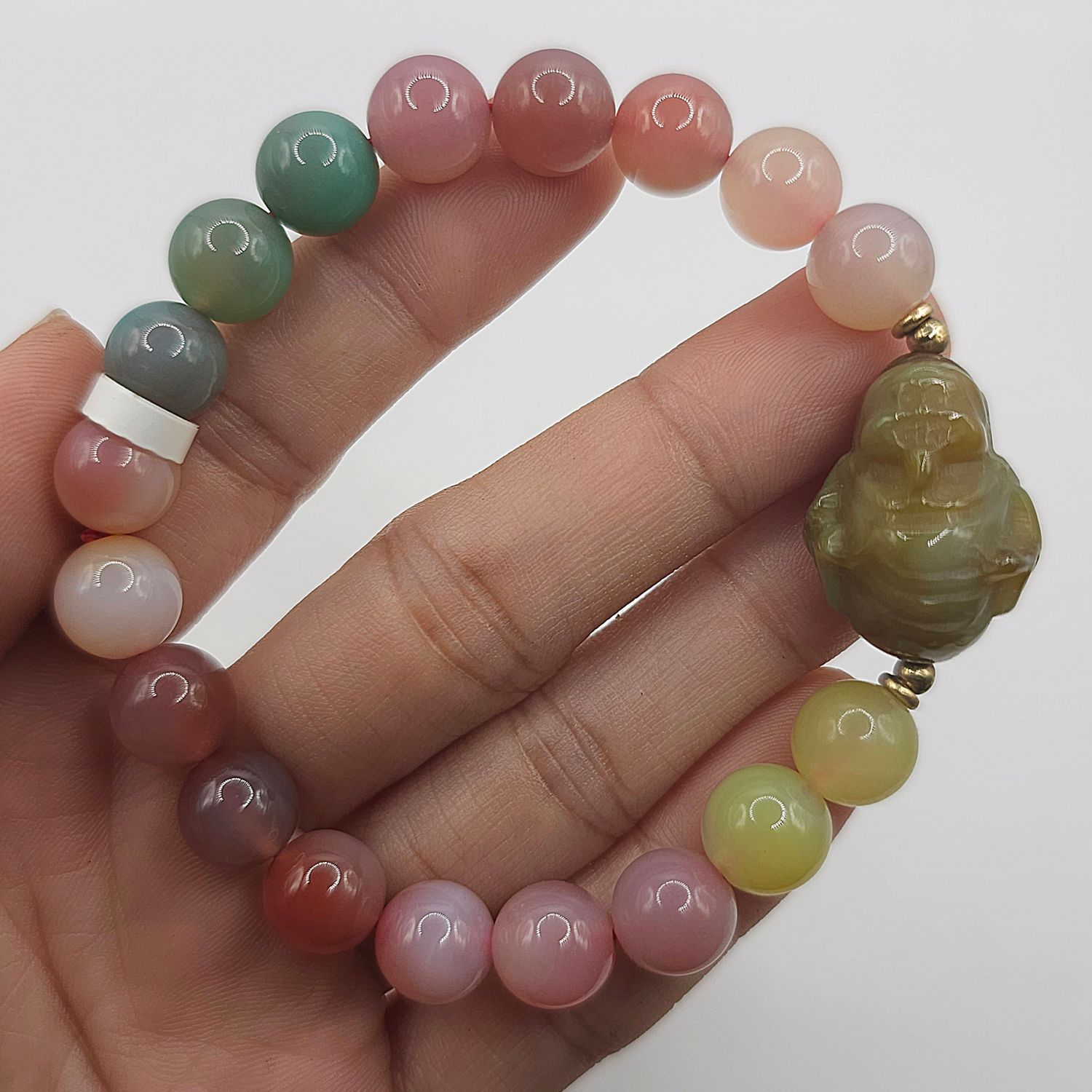 Natural Yan Yuan Agate with Buddha