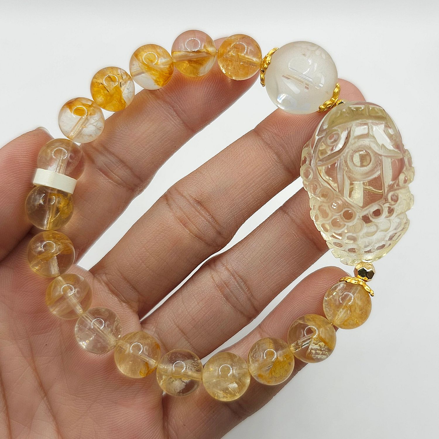 Natural Golden Healer x Citrine Dragon Toad