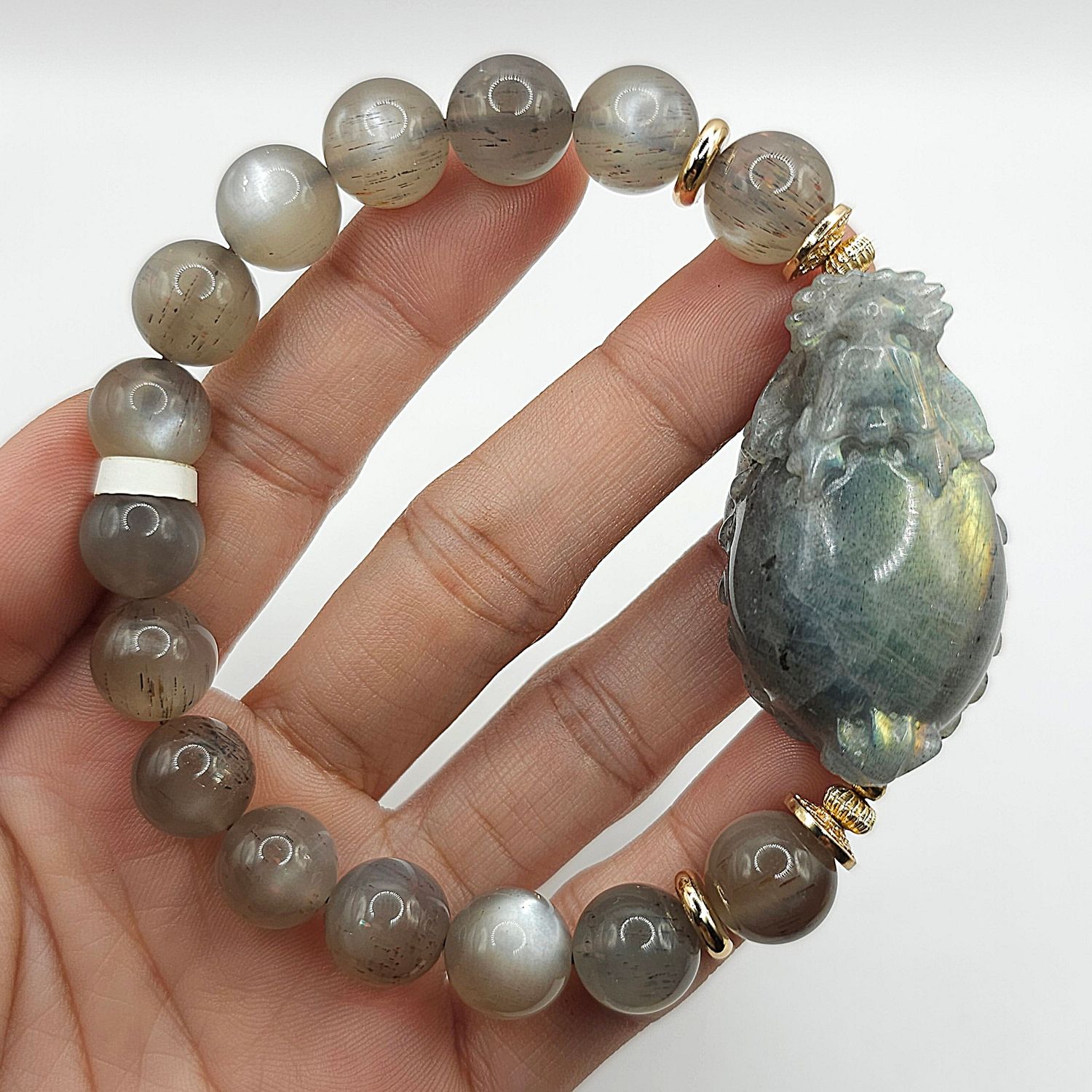 Natural Gugan x Dragon Labradorite