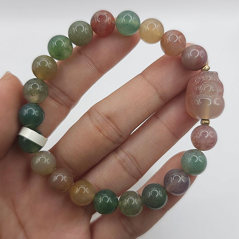 Natural Yan Yuan Agate with Pixiu 