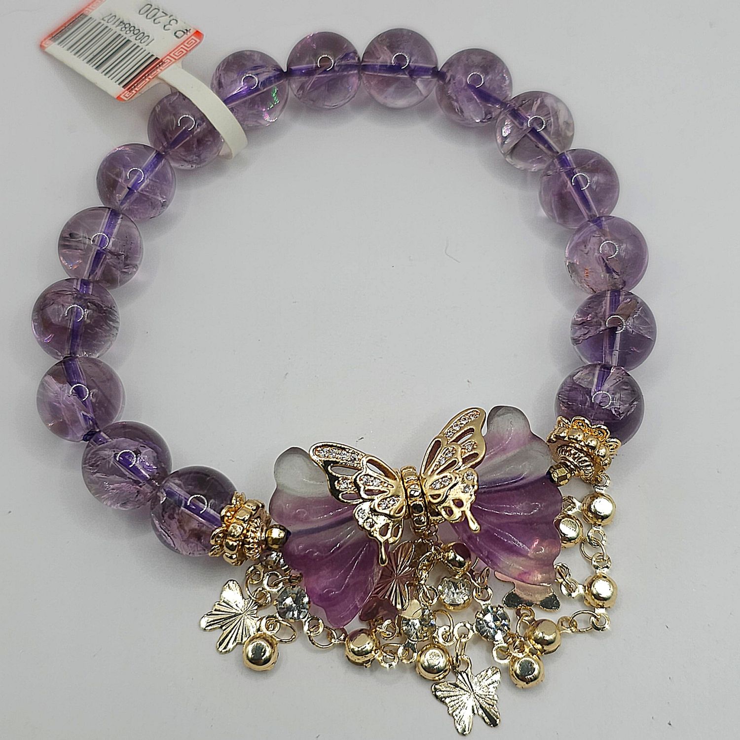 Natural Azeztulite x Flourite Wings