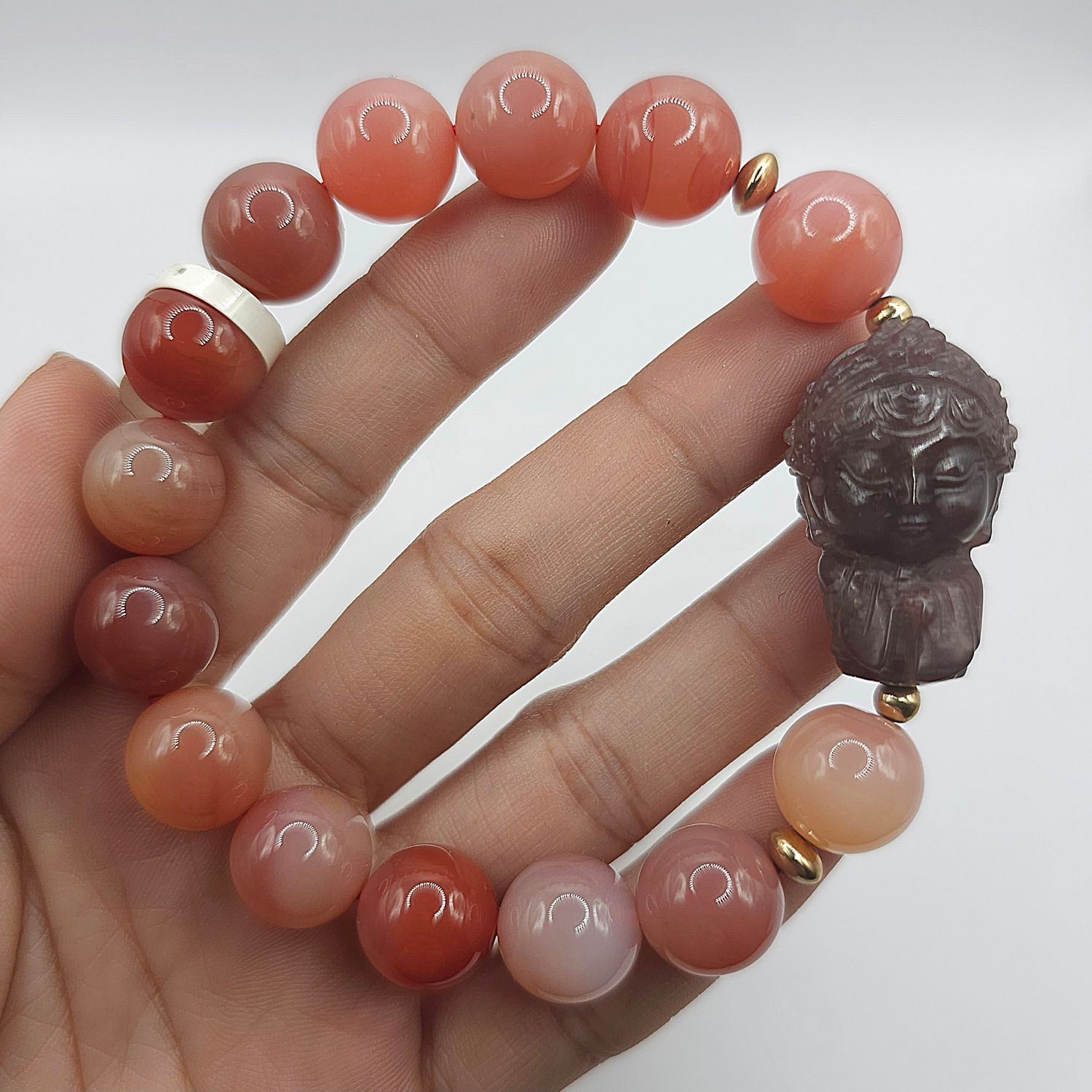 Natural Yan Yuan Agate with Opera Girl