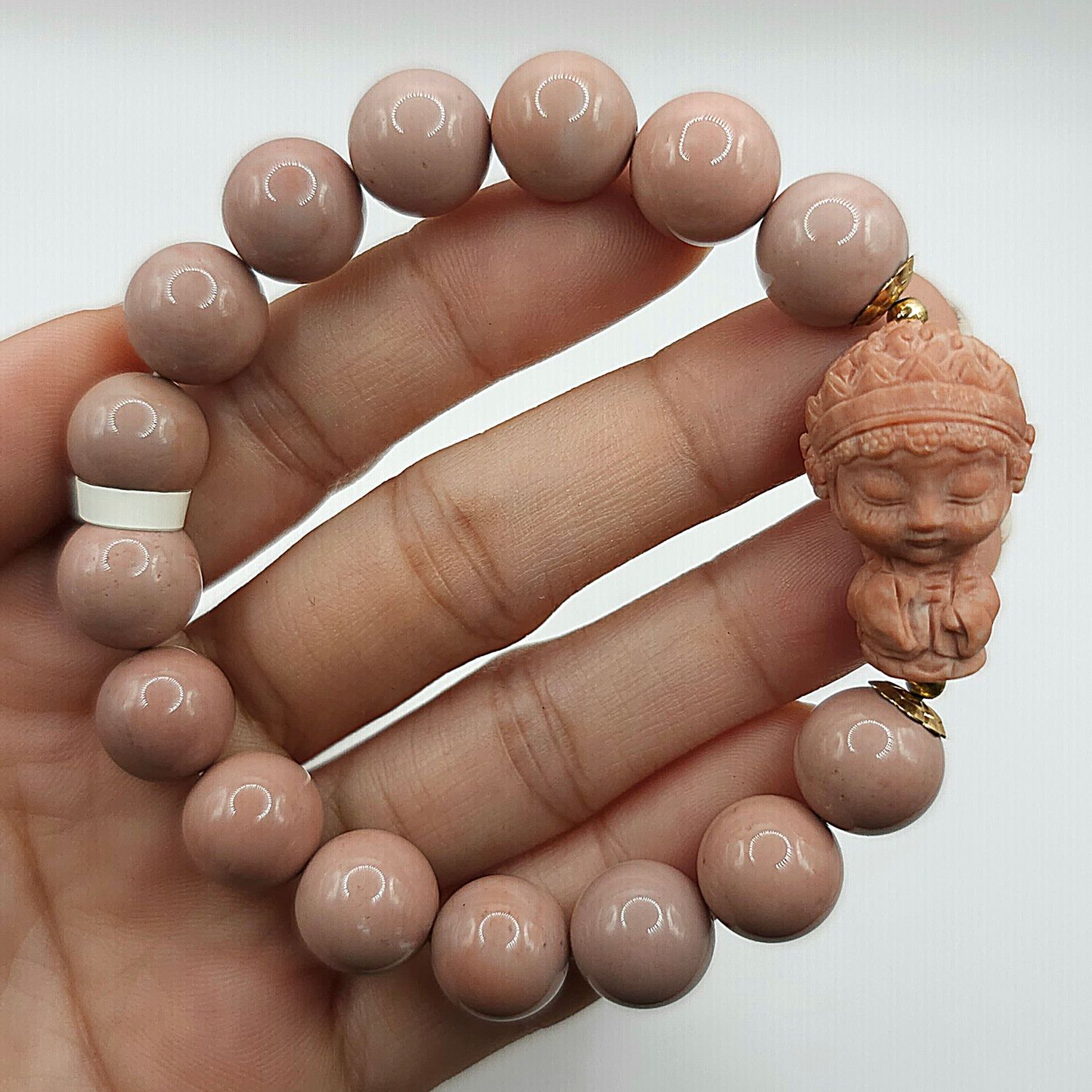 Natural Alashan Agate with Opera Girl