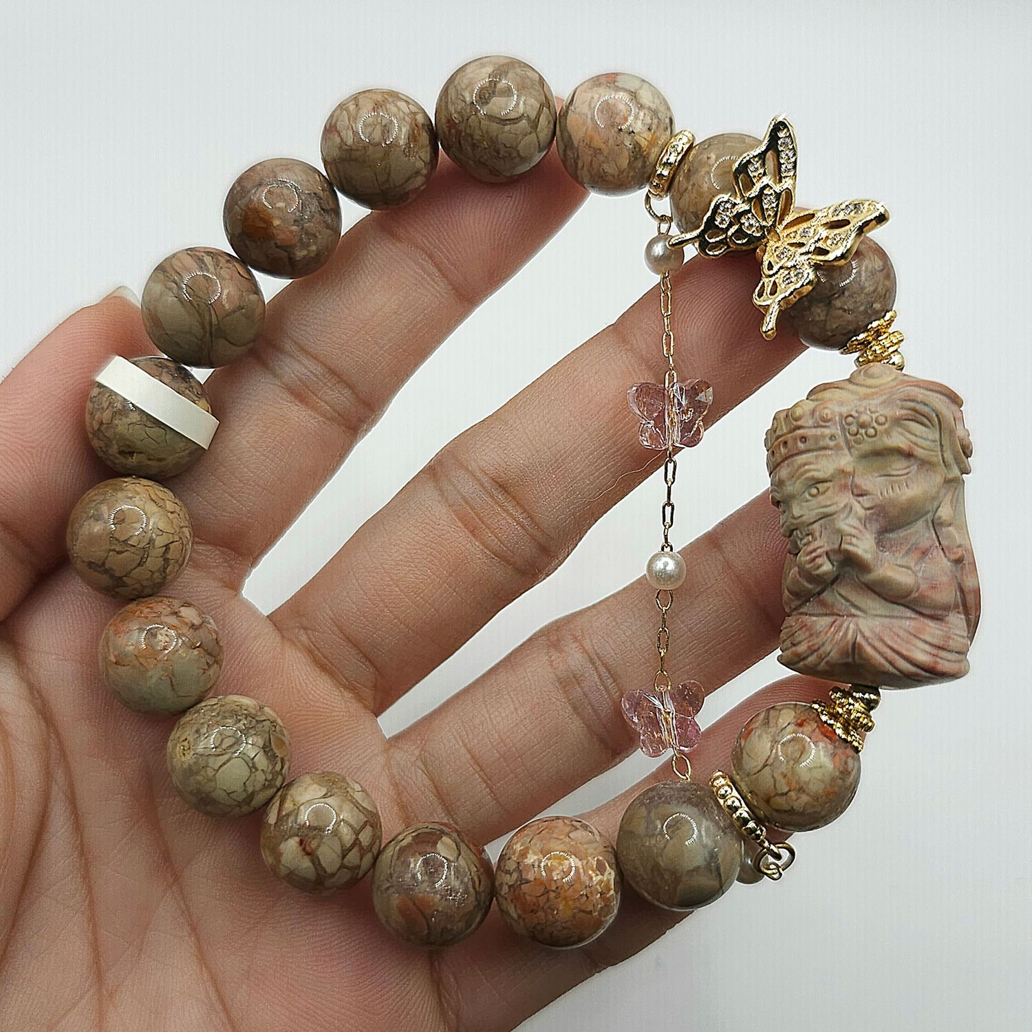 Natural Alashan Agate with Zakiram