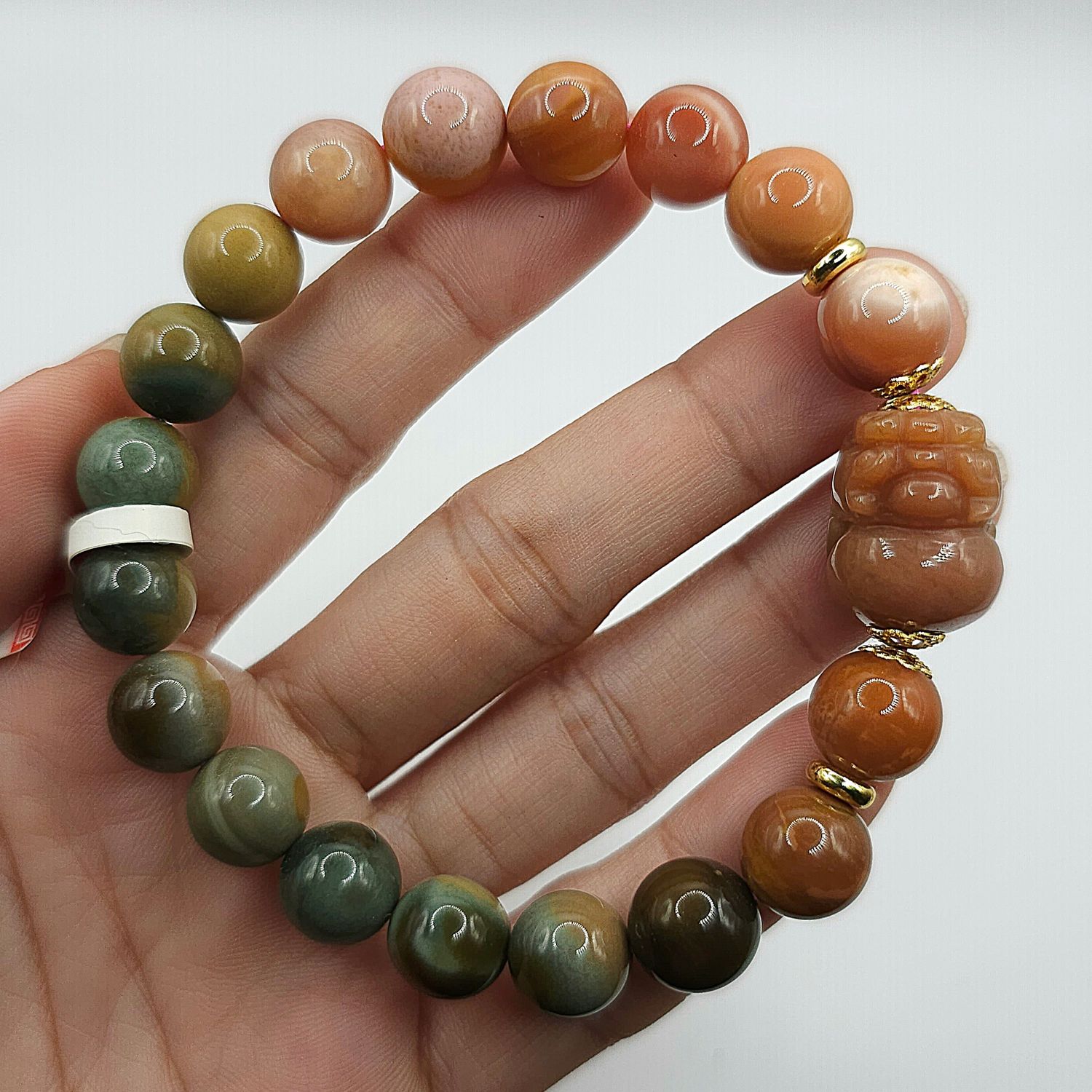 Natural Alashan Agate with Pixiu