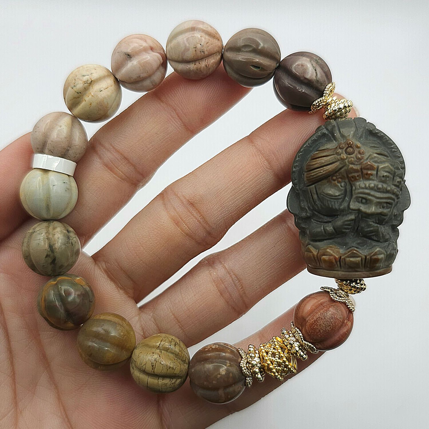 Natural Alashan Agate with Zakiram