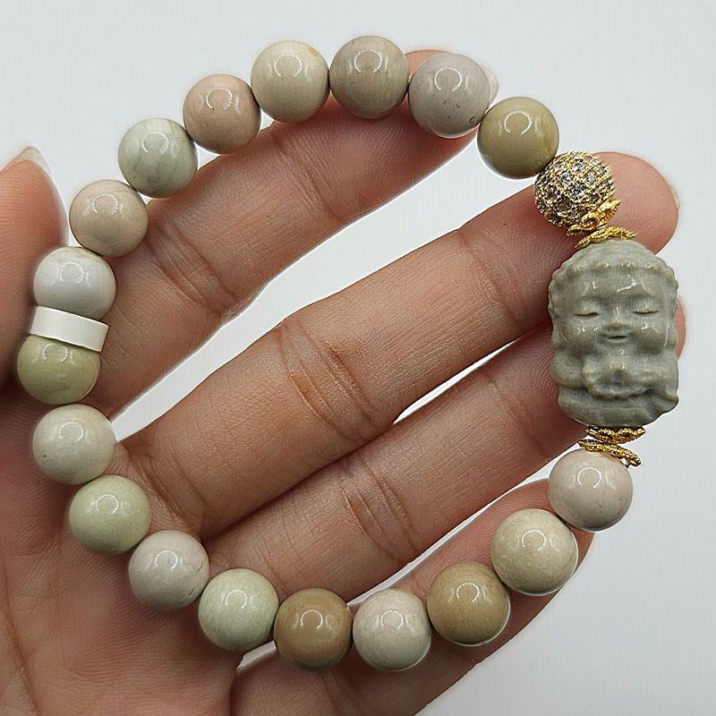 Natural Alashan with Baby Buddha