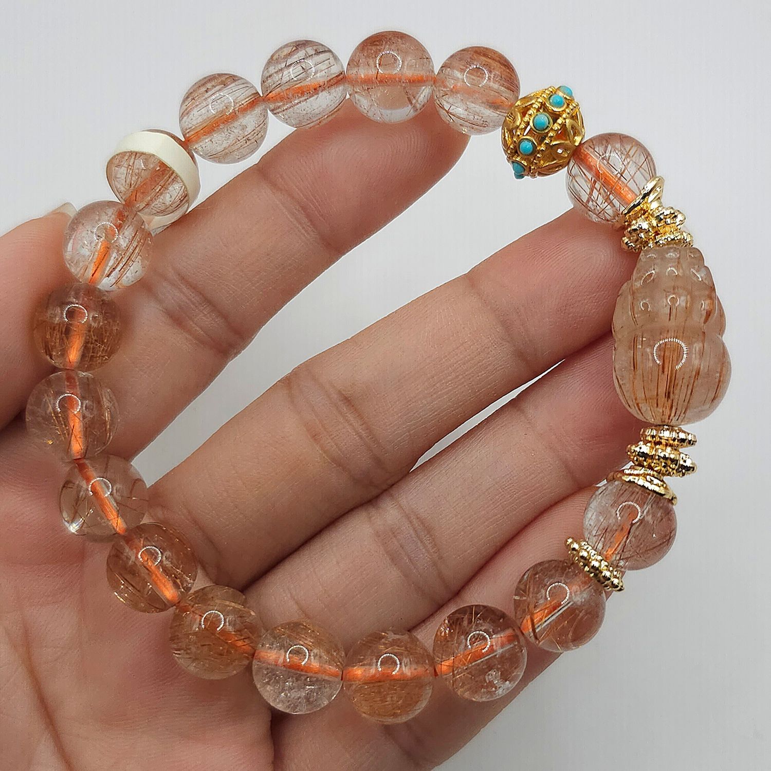 Natural Copper Ruti with Pixiu