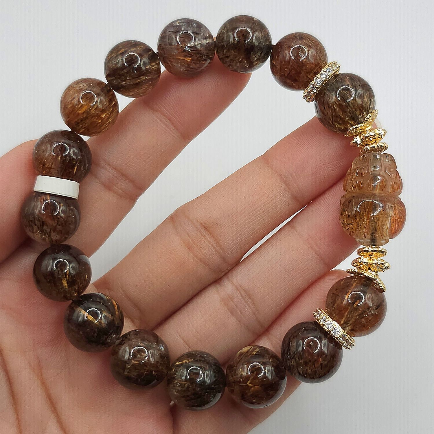 Natural Copper Ruti with Pixiu