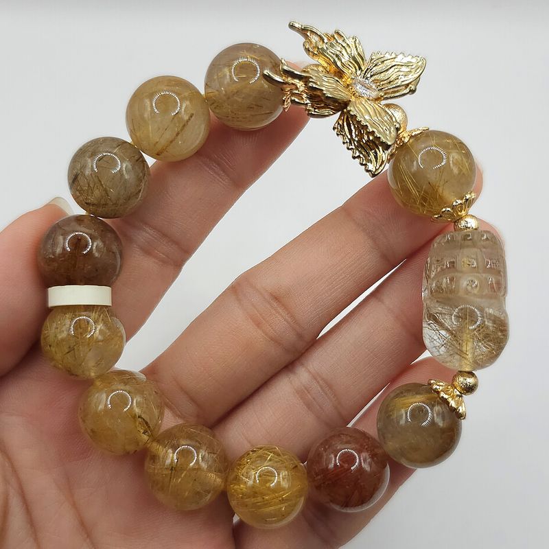 Natural Golden Ruti with Pixiu