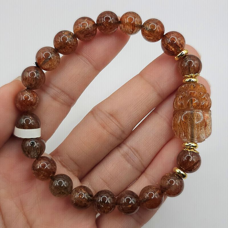 Natural Copper Ruti with Pixiu