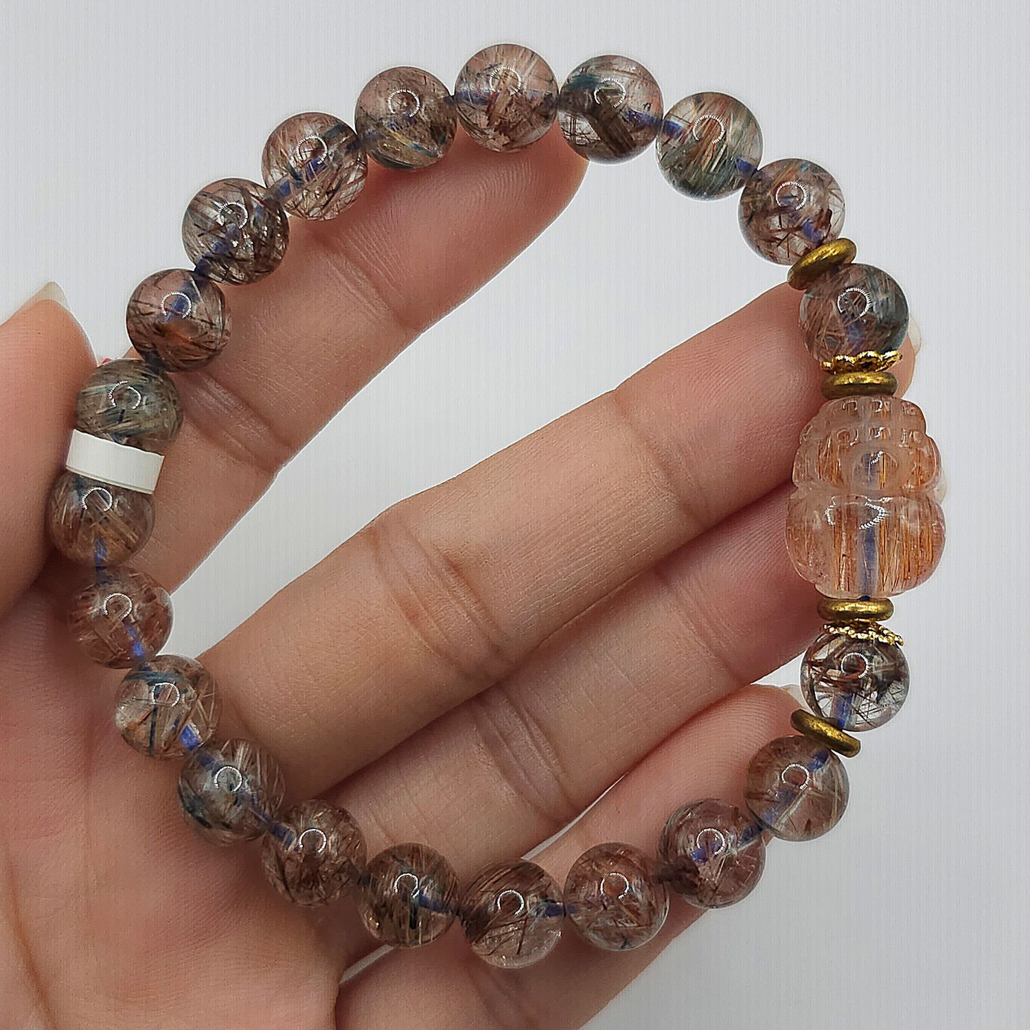 Natural Blue Ruti with Pixiu