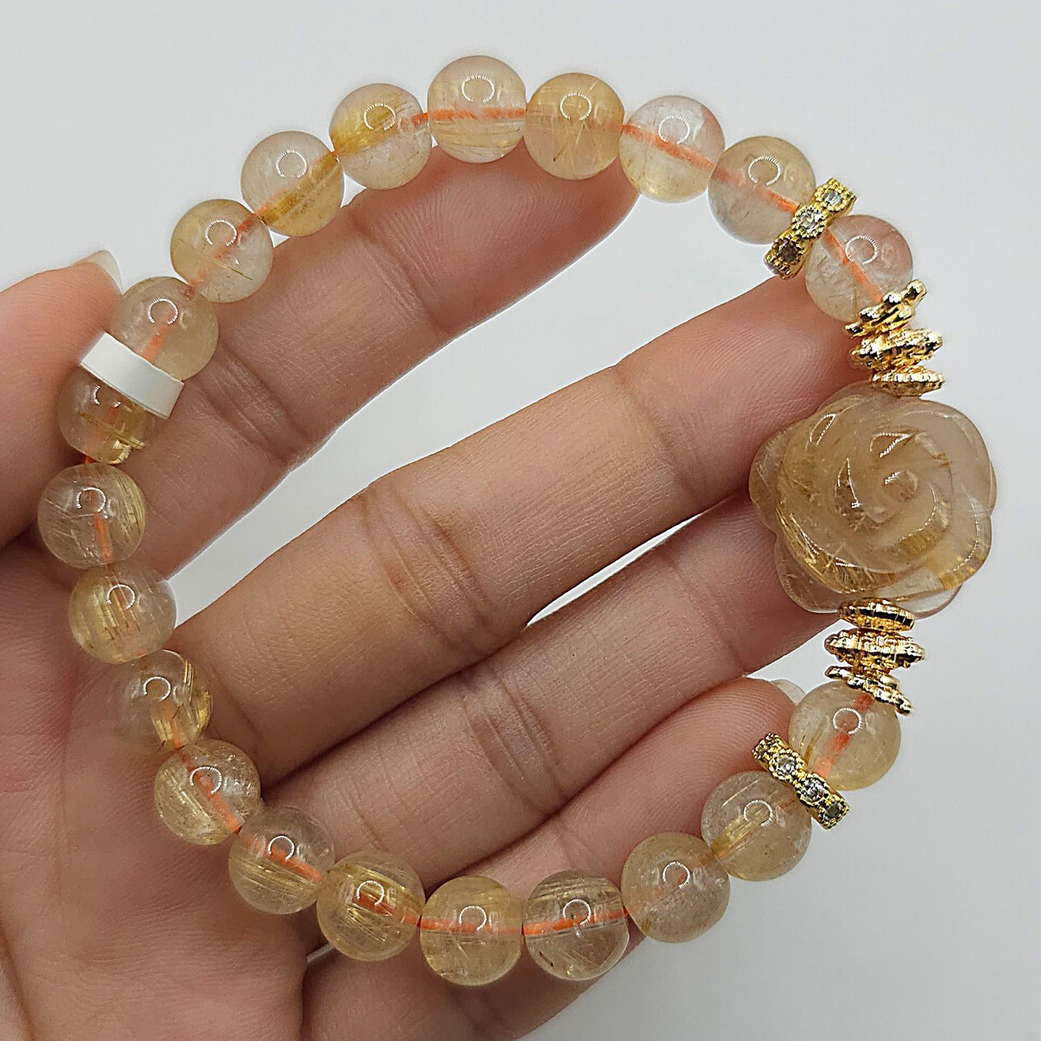 Natural Golden Ruti with Rose