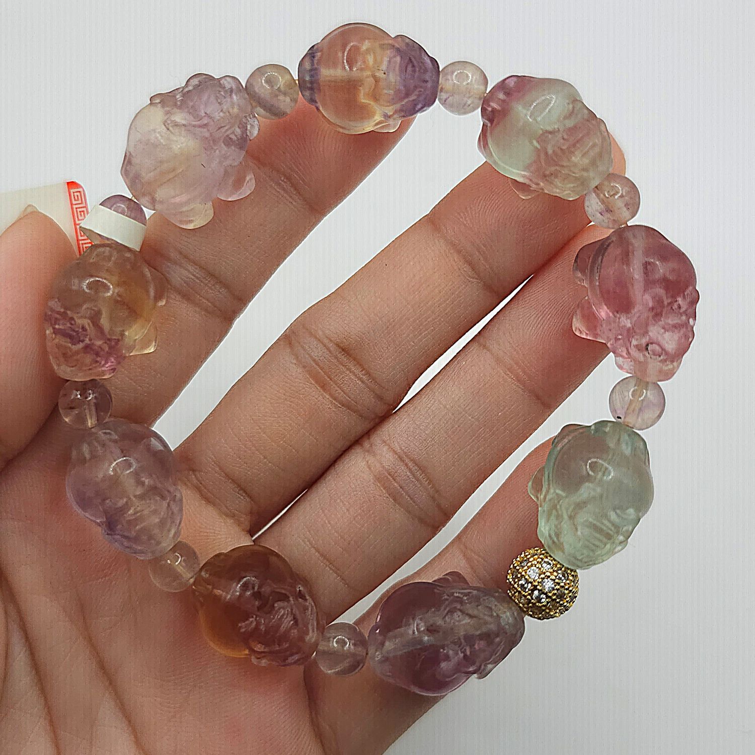 Natural Flourite Dragon Pixiu