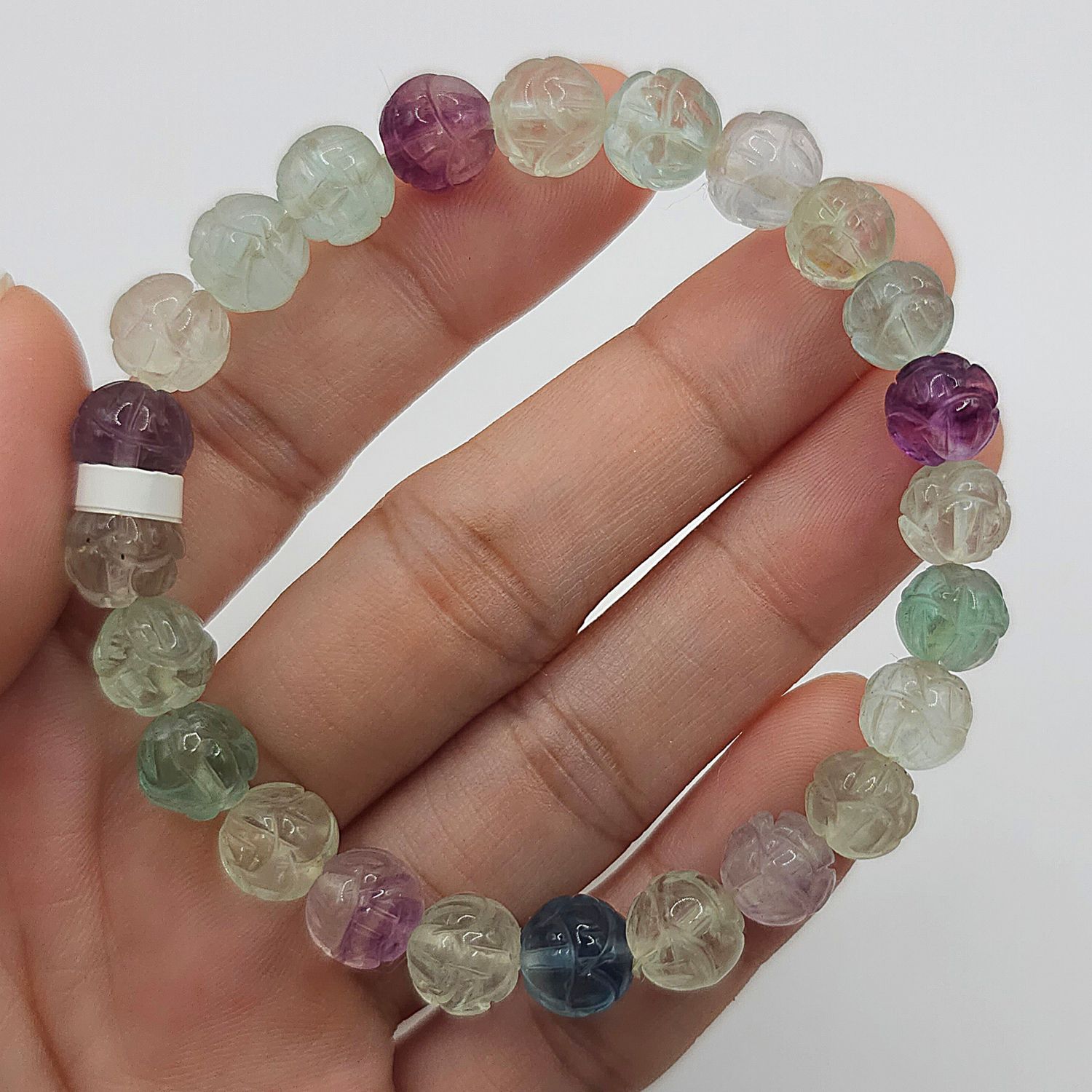 Natural Lotus Flourite